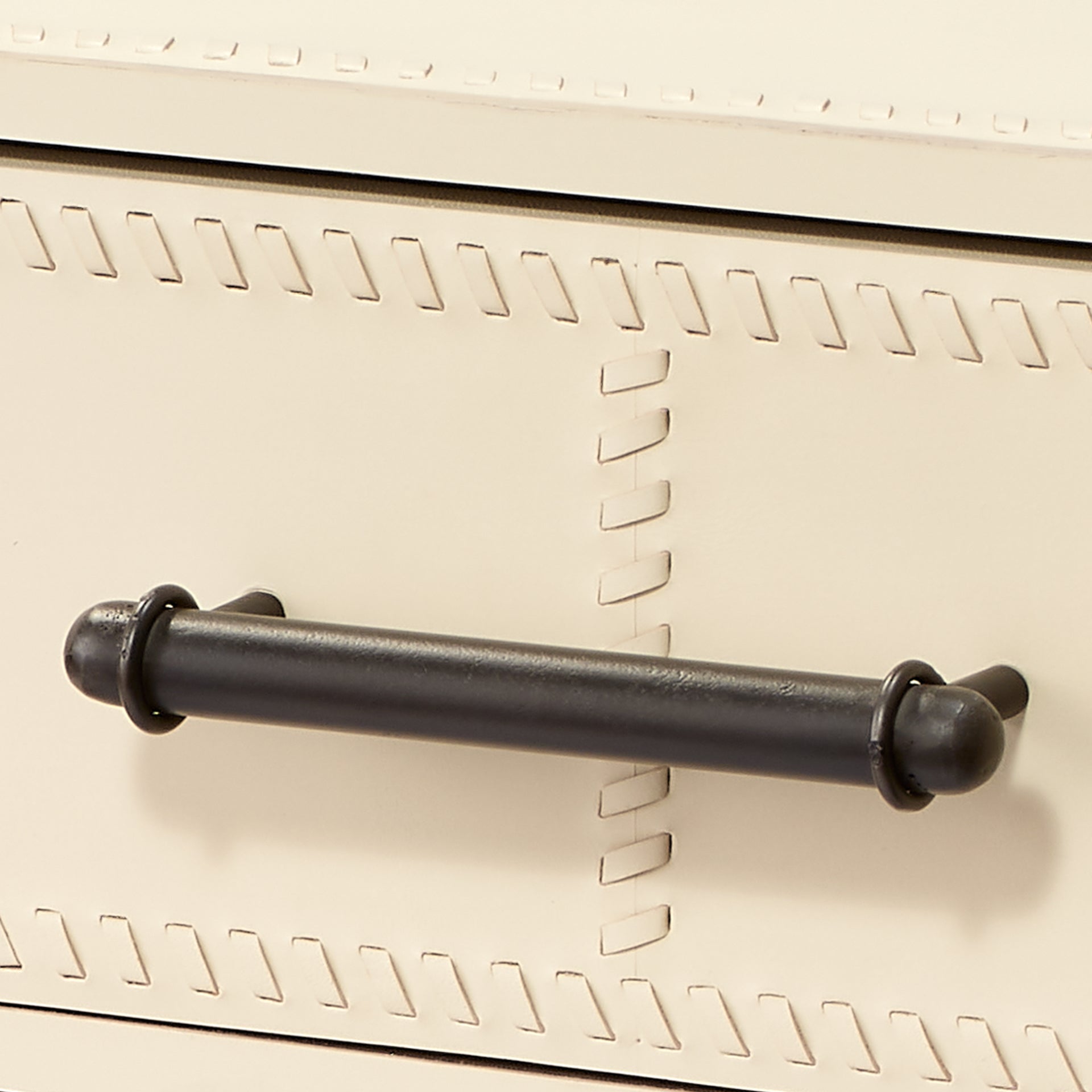 Nevado Console Table-Off White and Black
