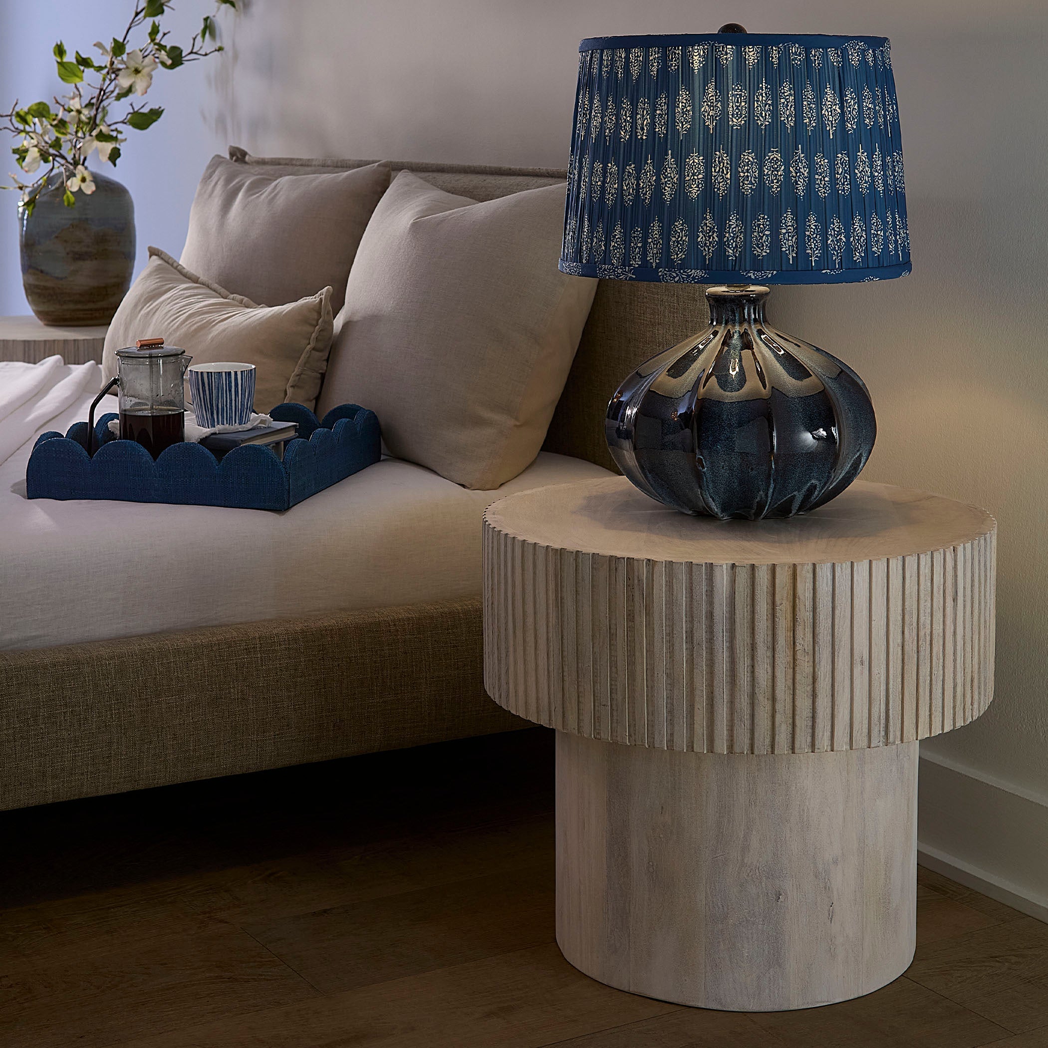 Notch Round Side Table