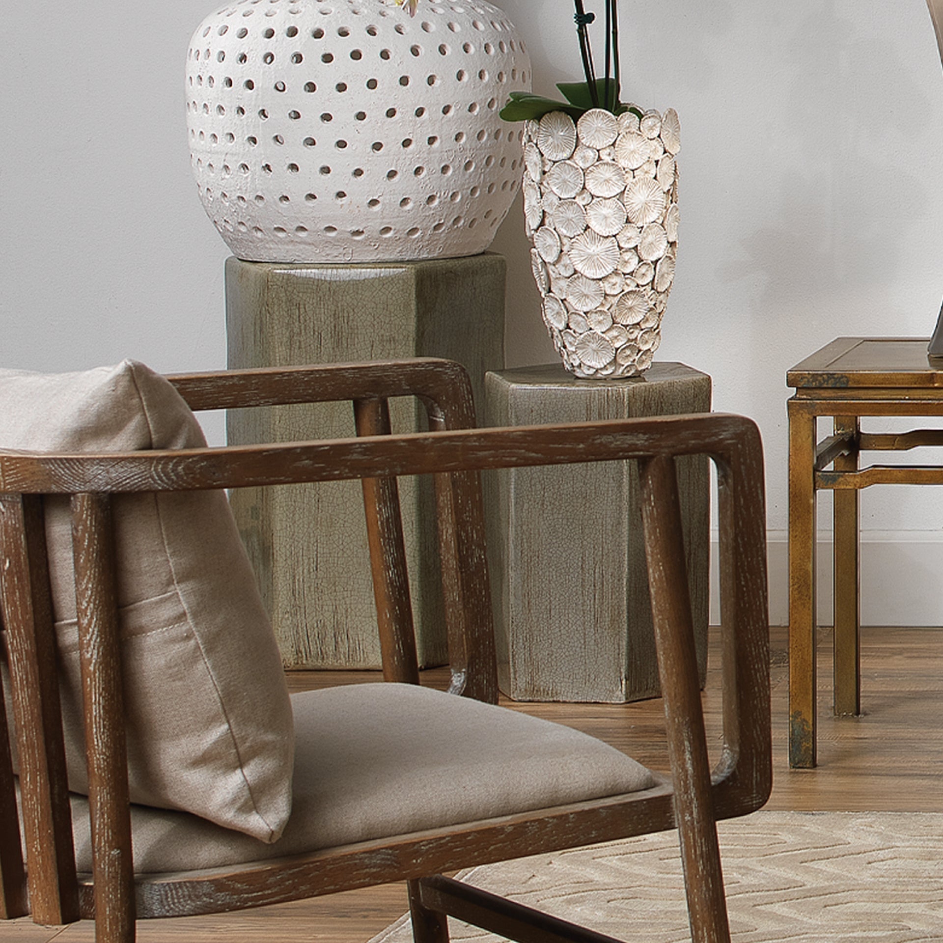 Porto Side Table-Green, Large