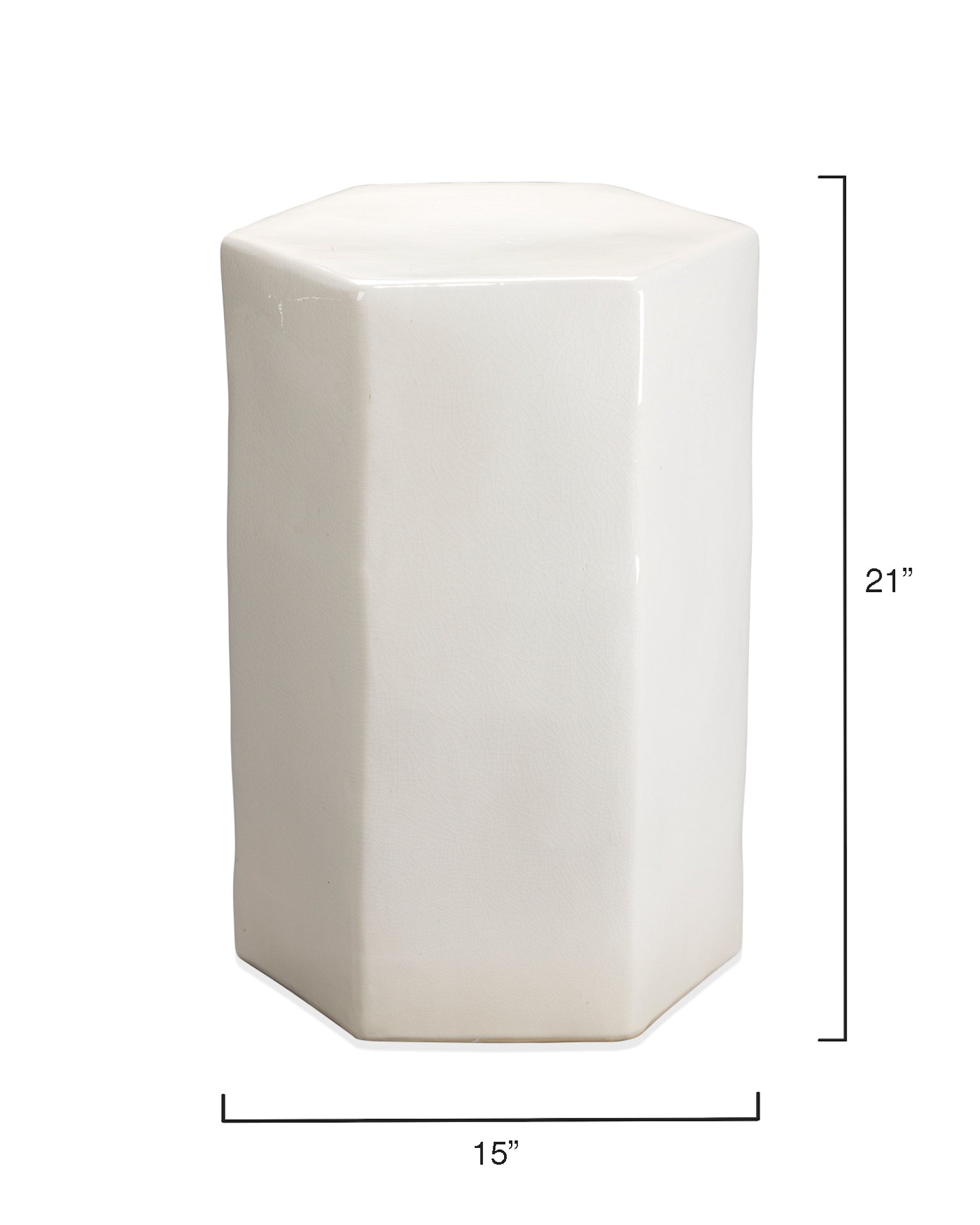 Porto Side Table-White, Large