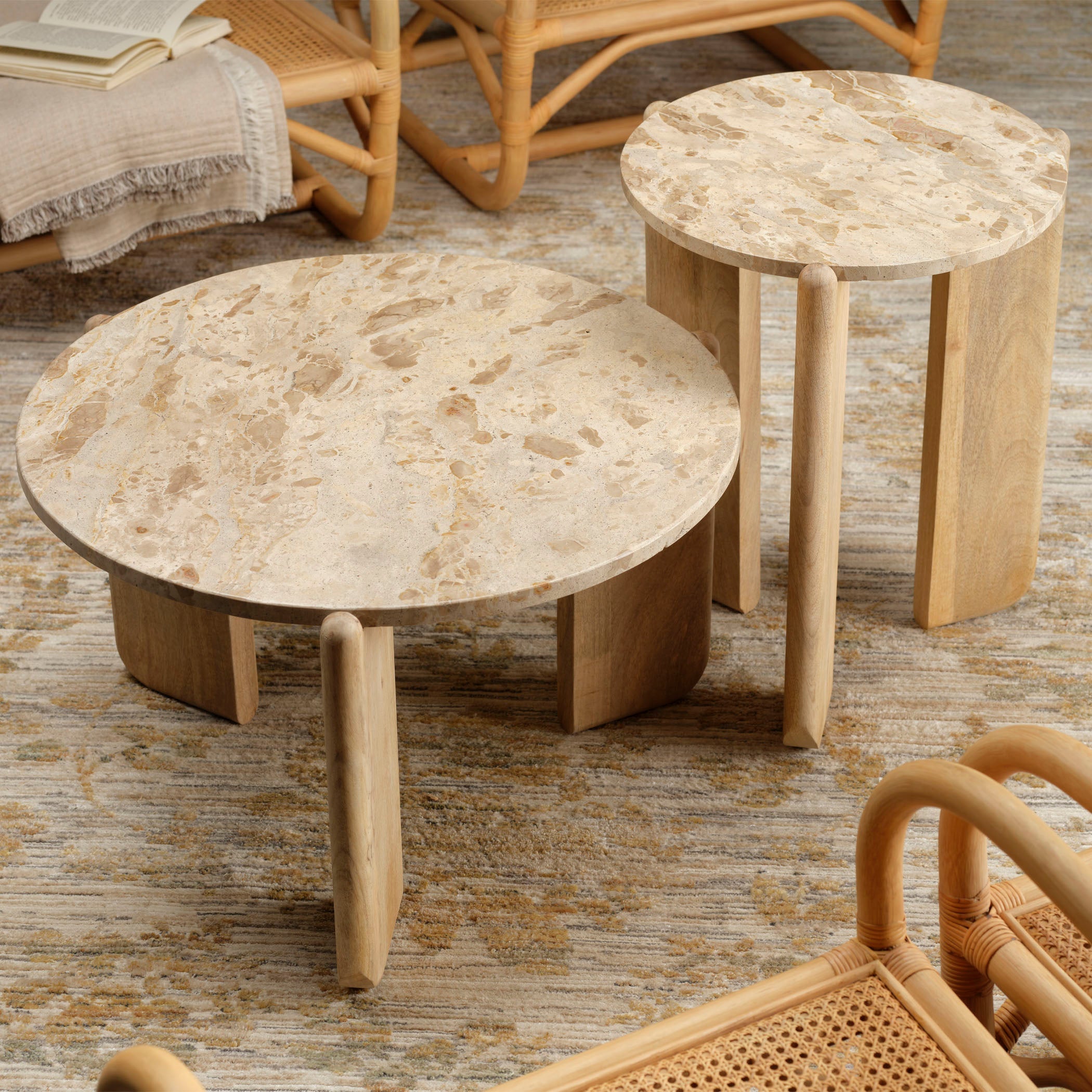 Quarry Coffee Table, Natural