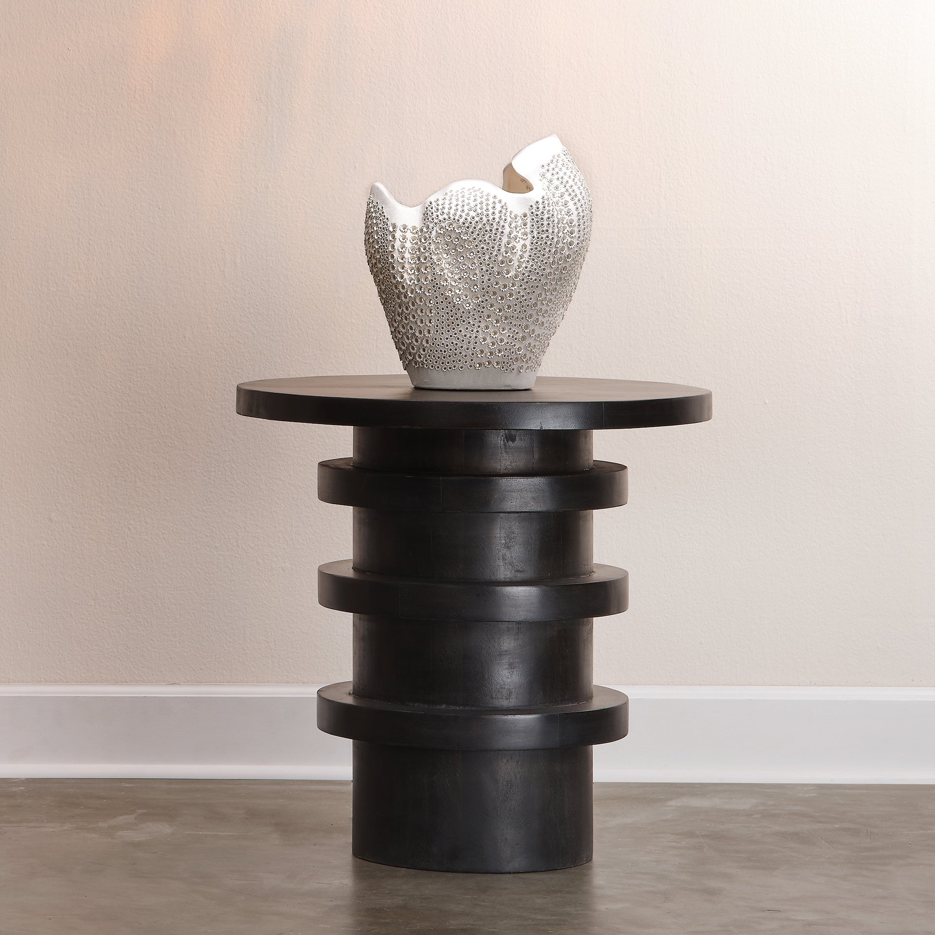 Revolve Side Table-Charcoal