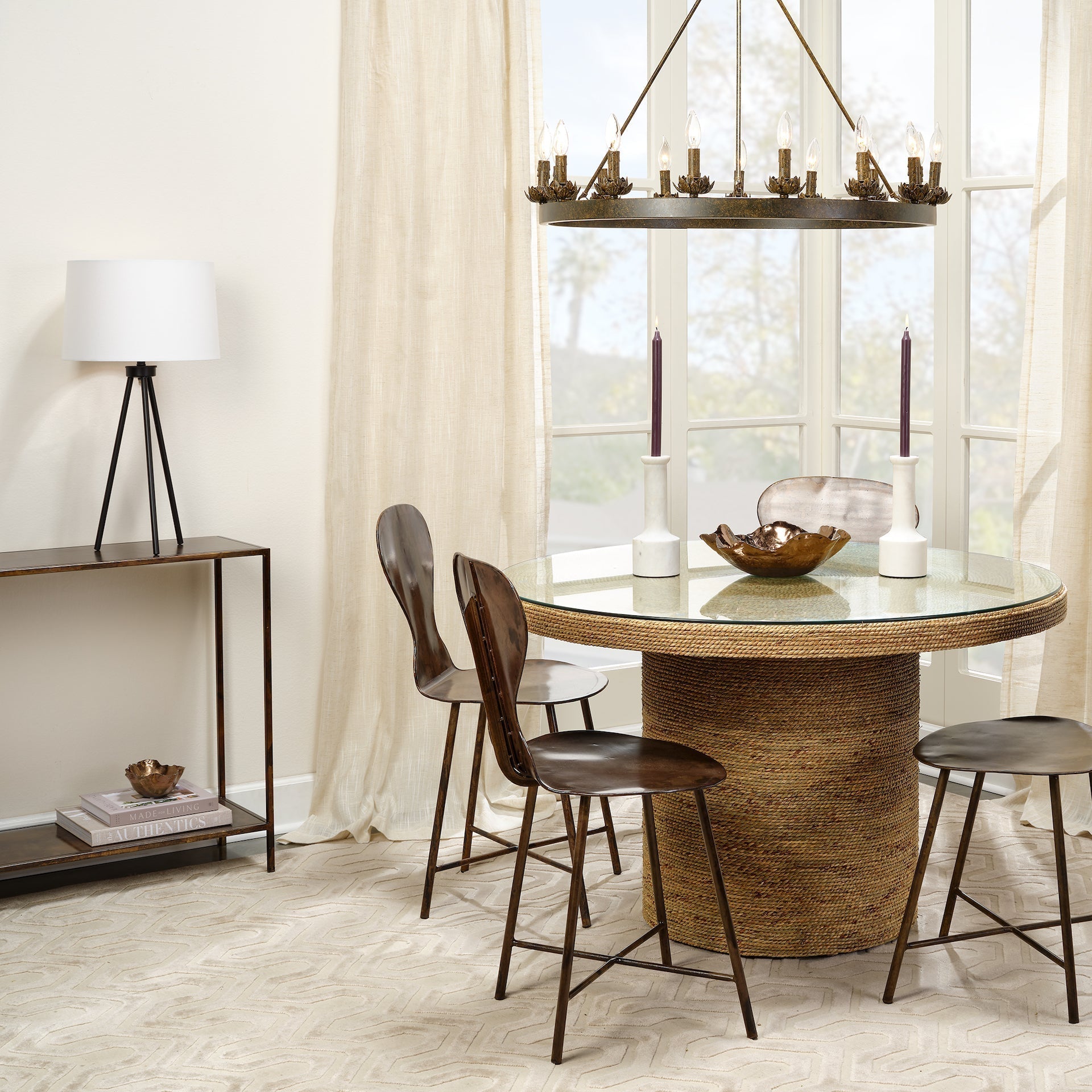 Royal Console Table-Brown