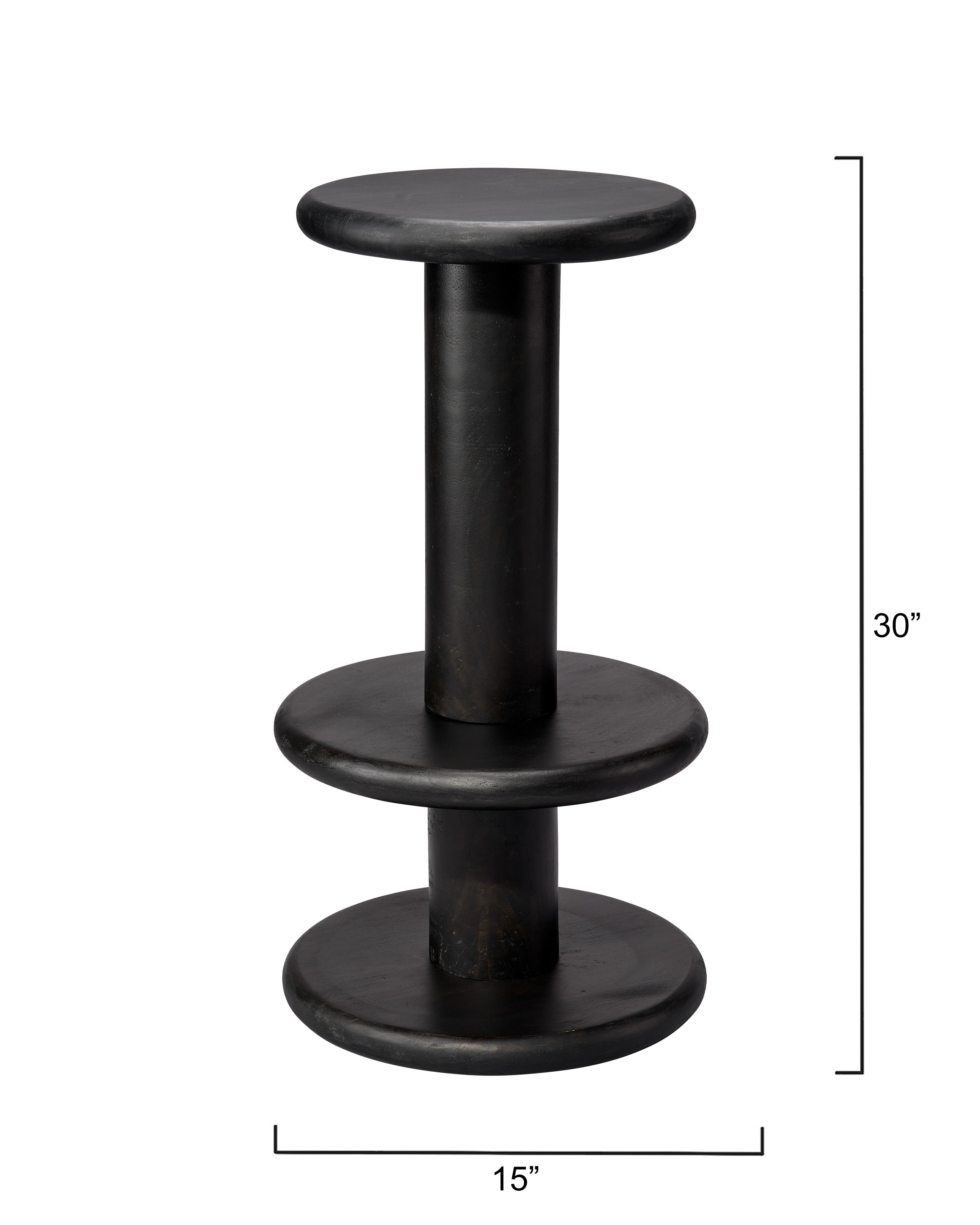 Rye Mango Wood Barstool