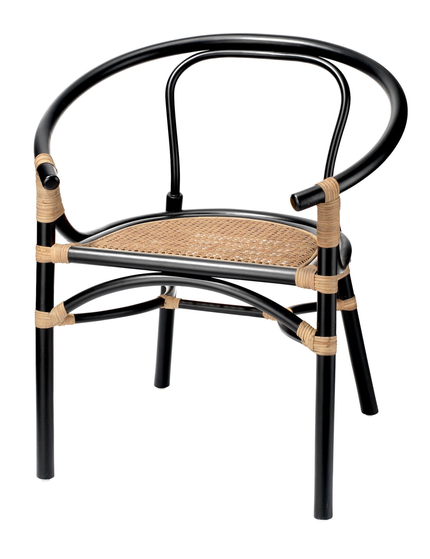Saltwater Arm Chair-Black-20SALT-CHB