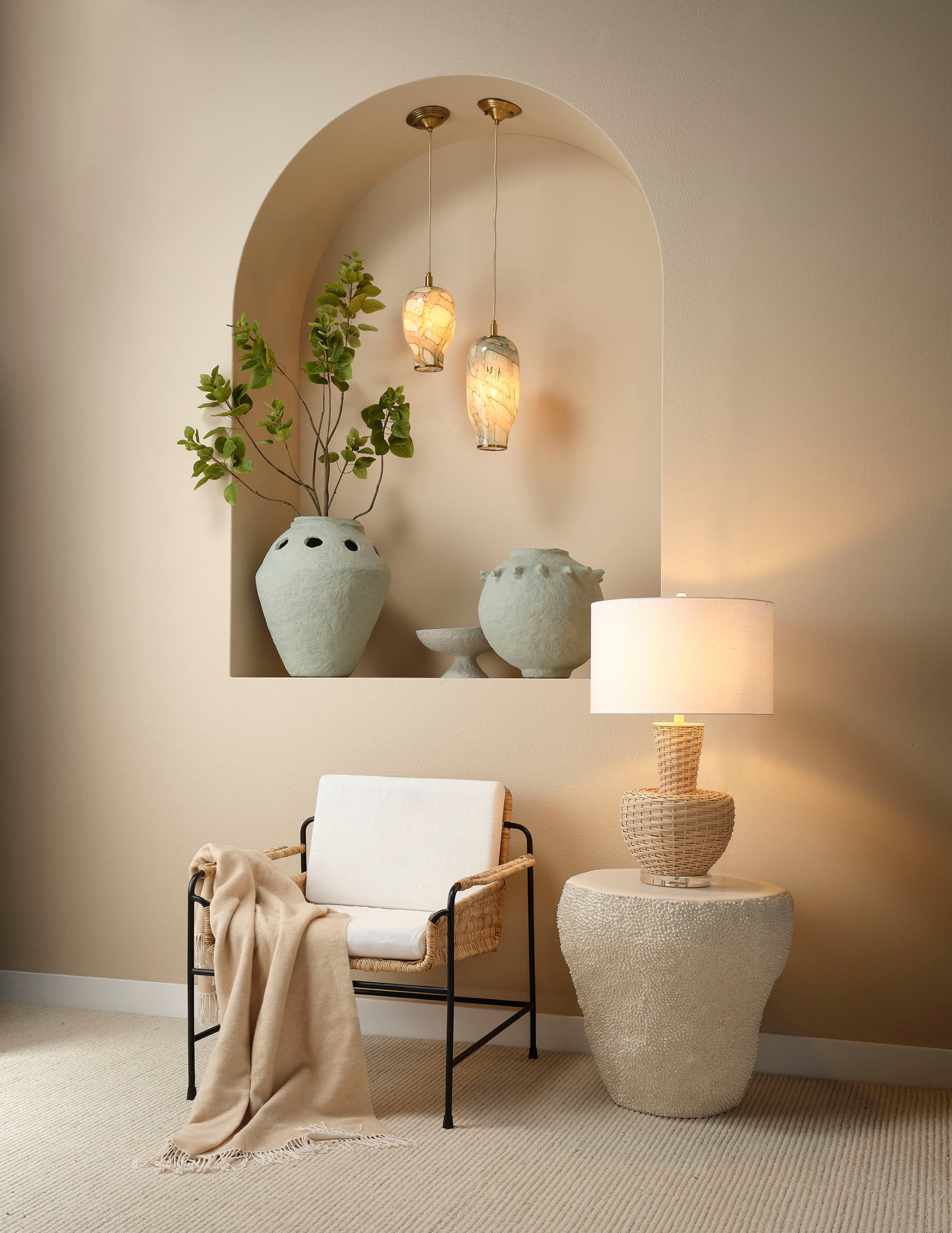 Uni Fiber Glass Indoor/Outdoor Side Table