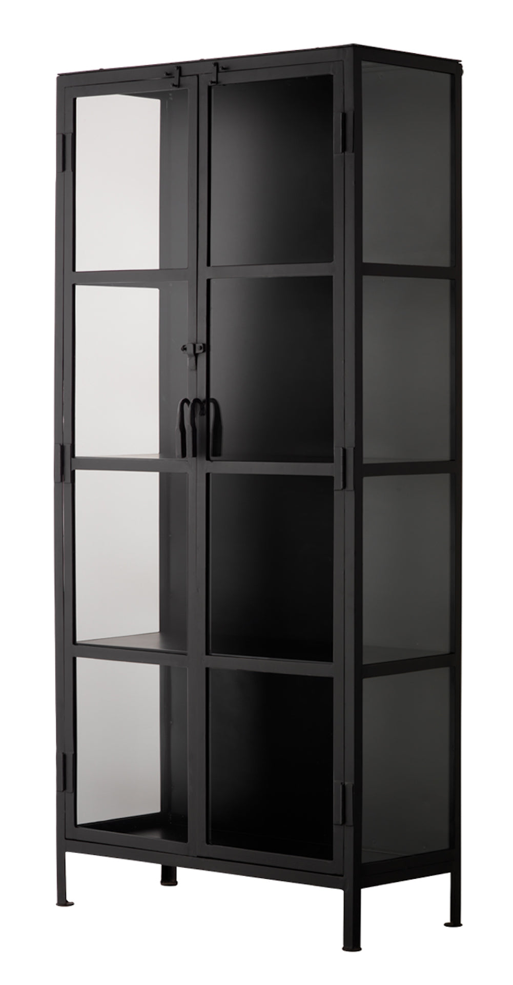 Union Tall Curio Cabinet-Black