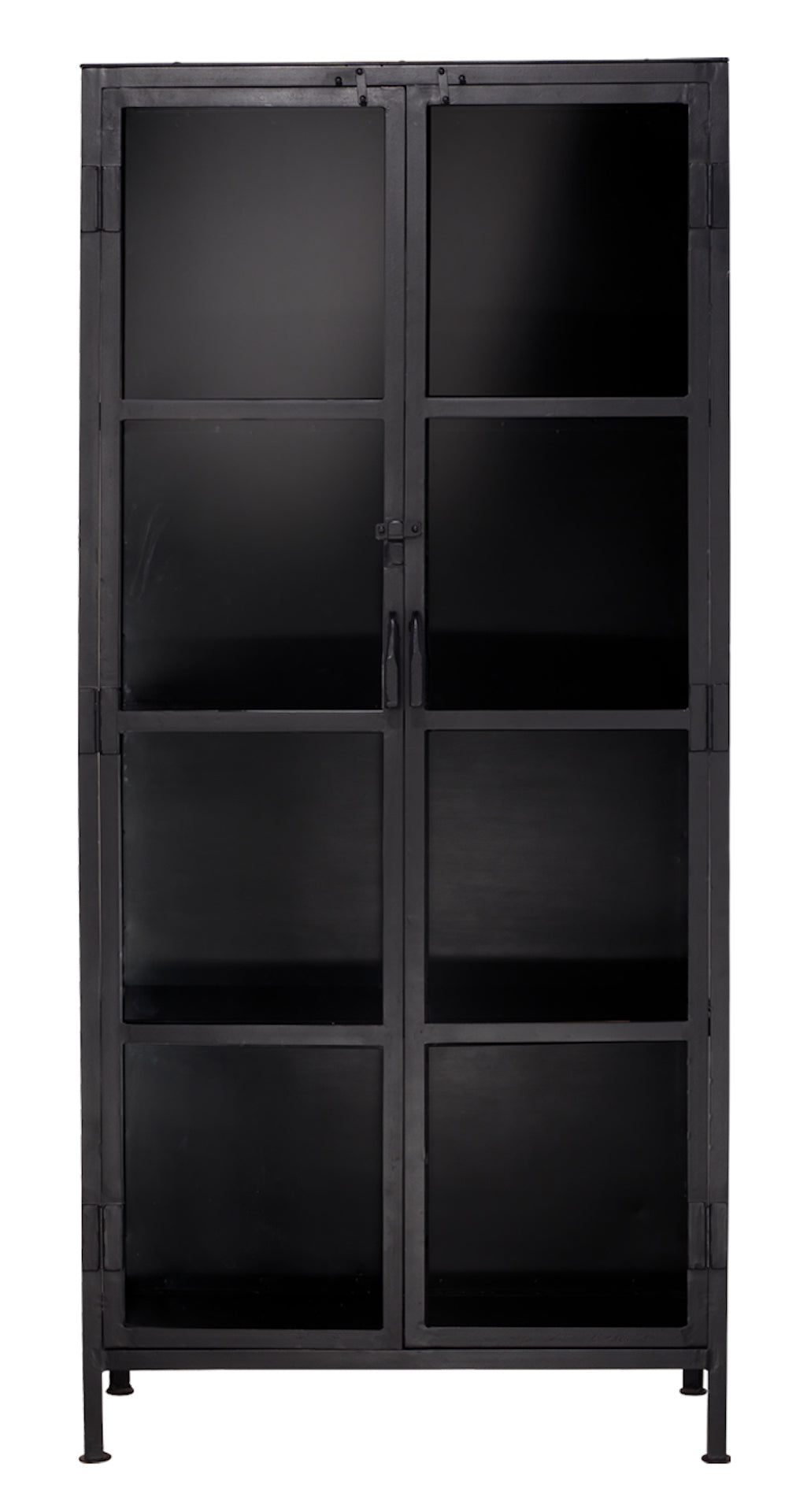 Union Tall Curio Cabinet-Black