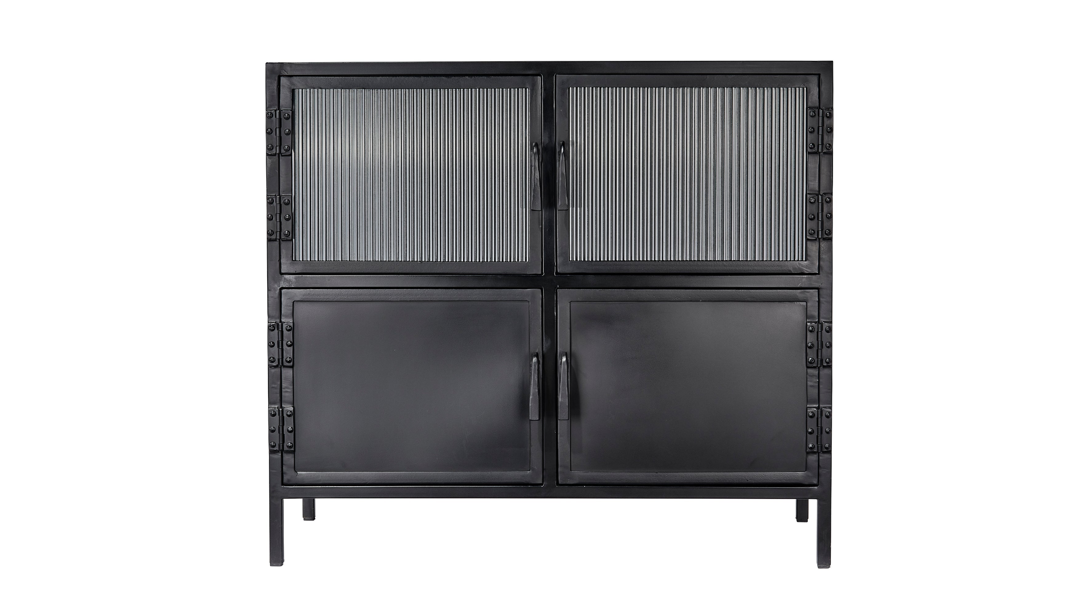 Vitrino 4 Door Side Table