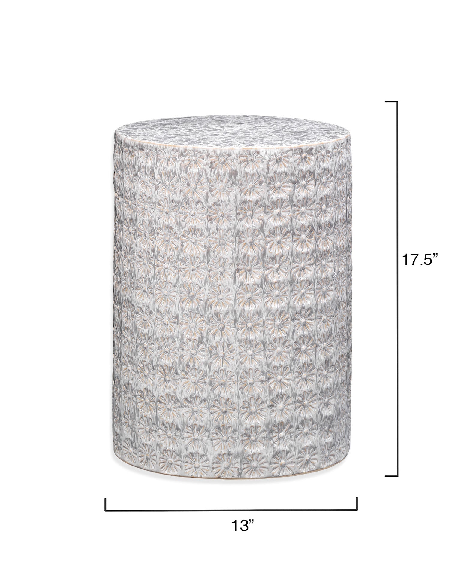 Wildflower Side Table-Cream-20WILD-STC