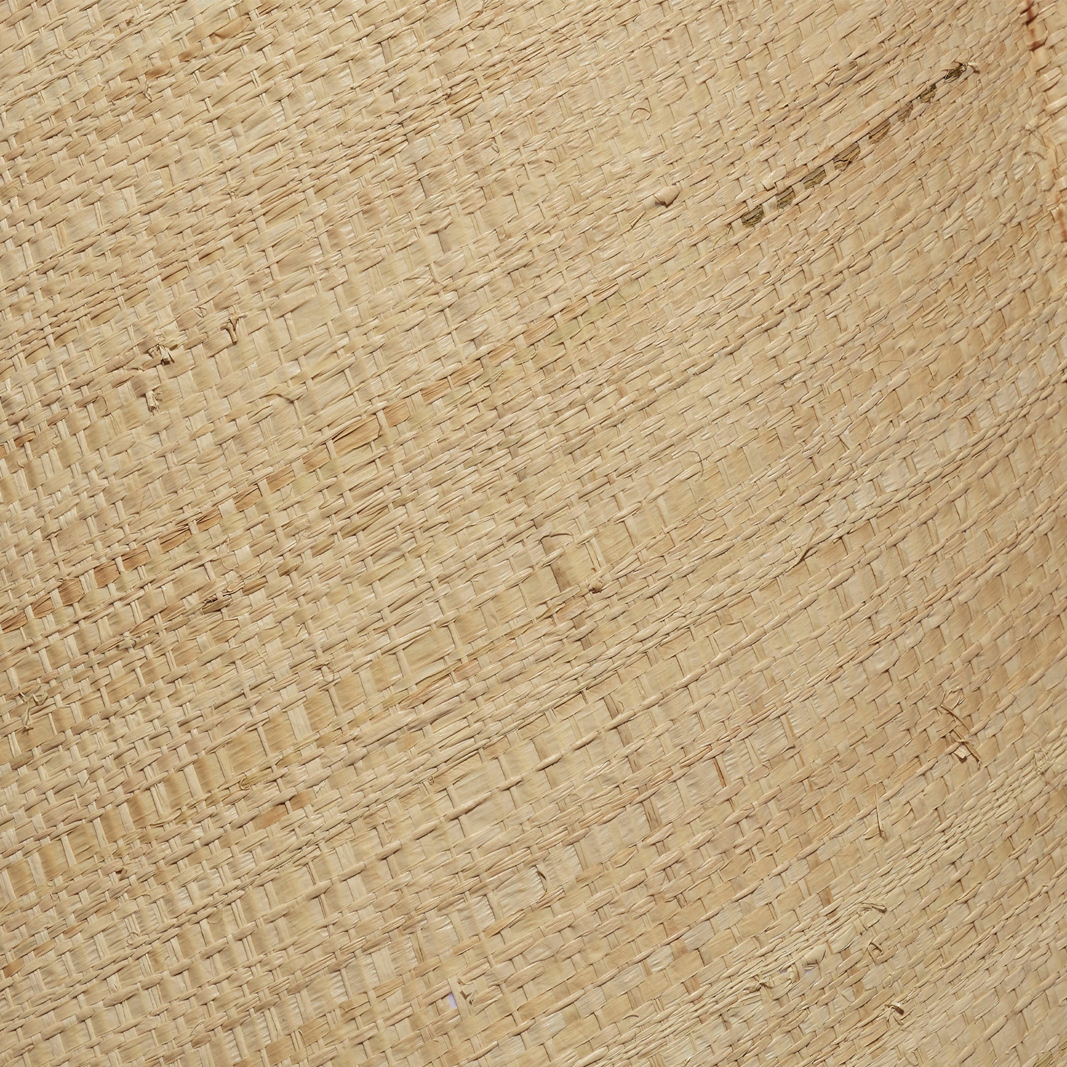 Scalloped Raffia Lamp Shade