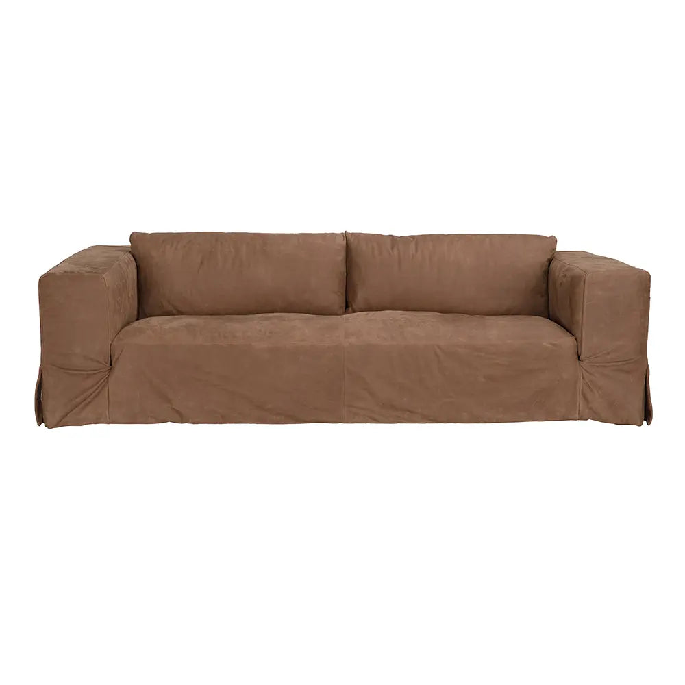 Plato Sofa, Orris Brown Leather