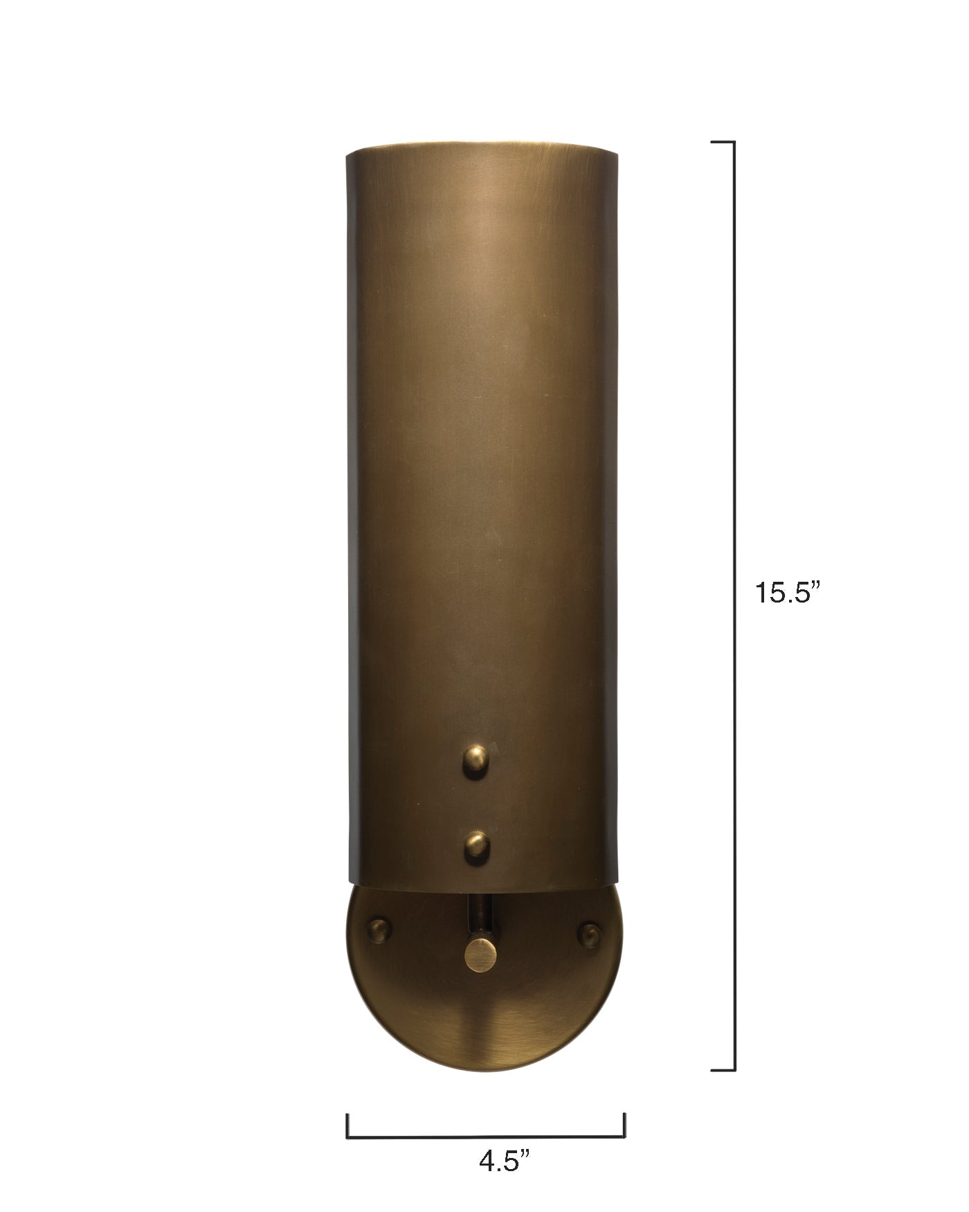 Olympic Wall Sconce-Antique Brass
