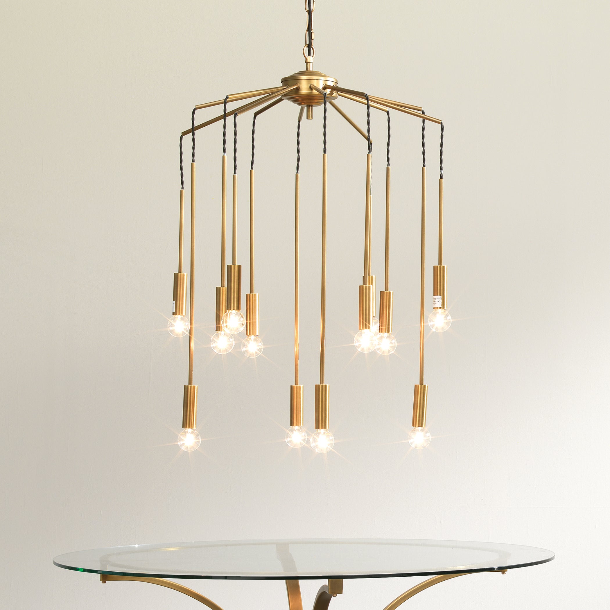 Cascade Pendant-Brass