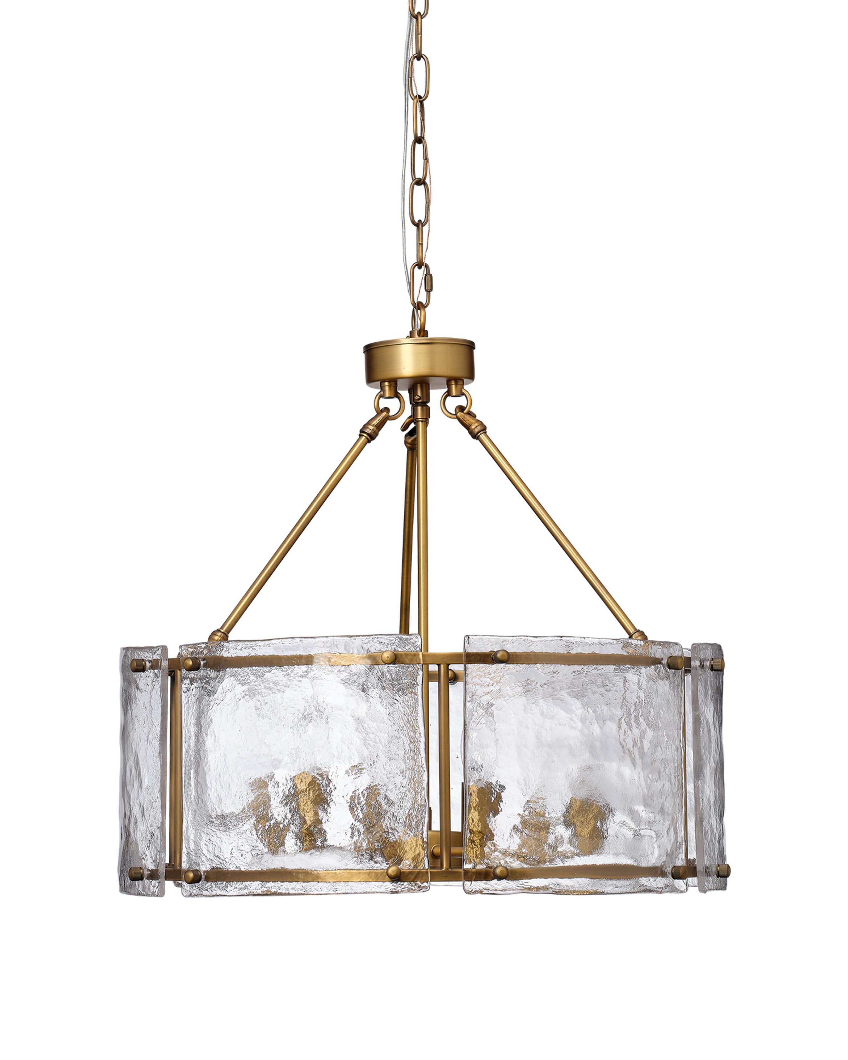Glenn Large Round Metal 6-Light Chandelier