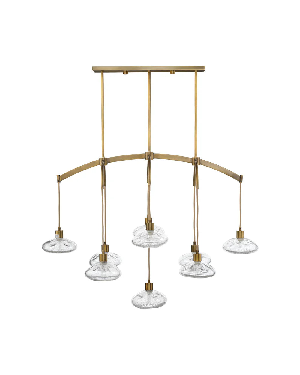 Reservoir Chandelier in Antique Brass