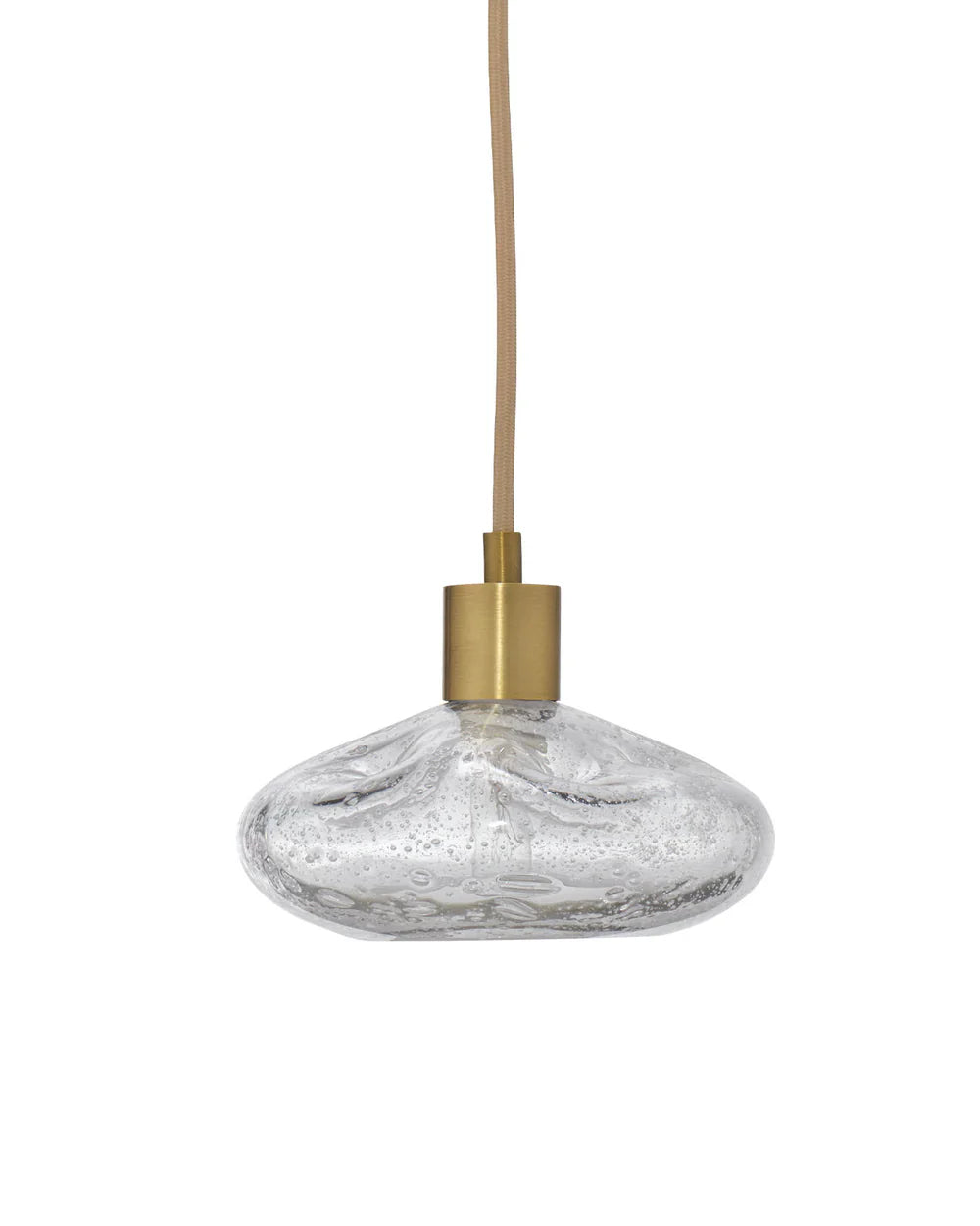 Reservoir Pendant in Antique Brass