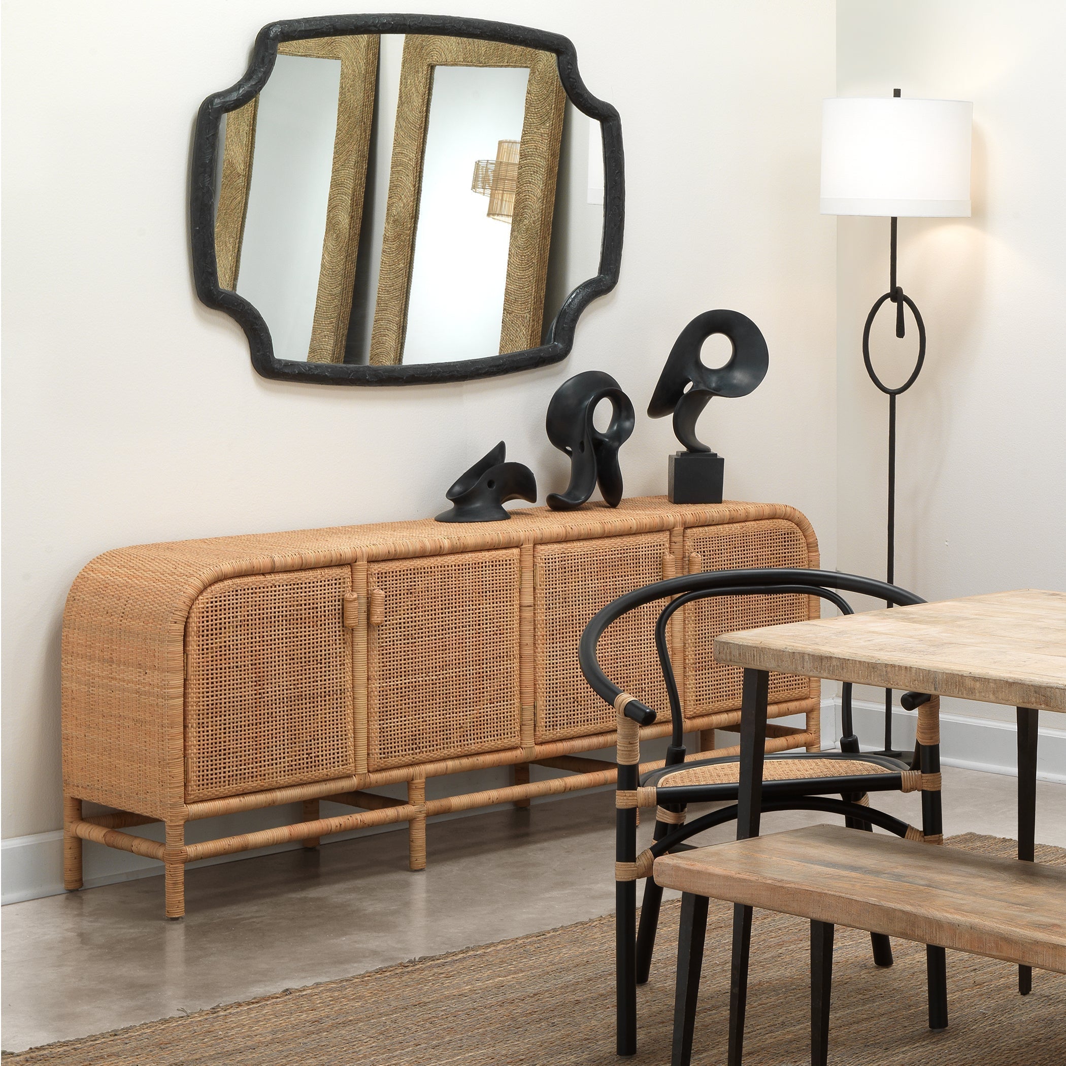 Selene Mirror-Black