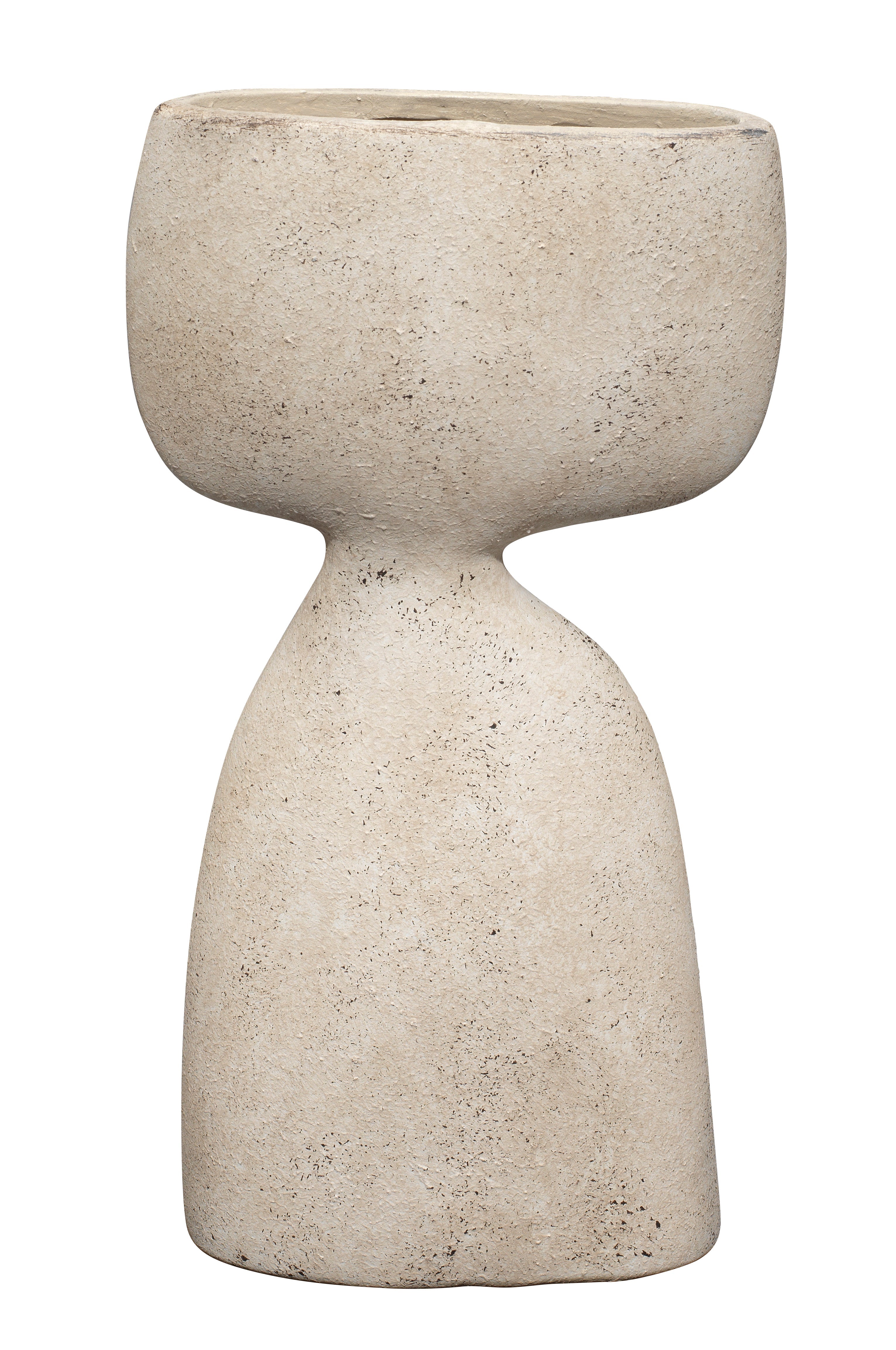 Anatomy Decorative Vase-Cream
