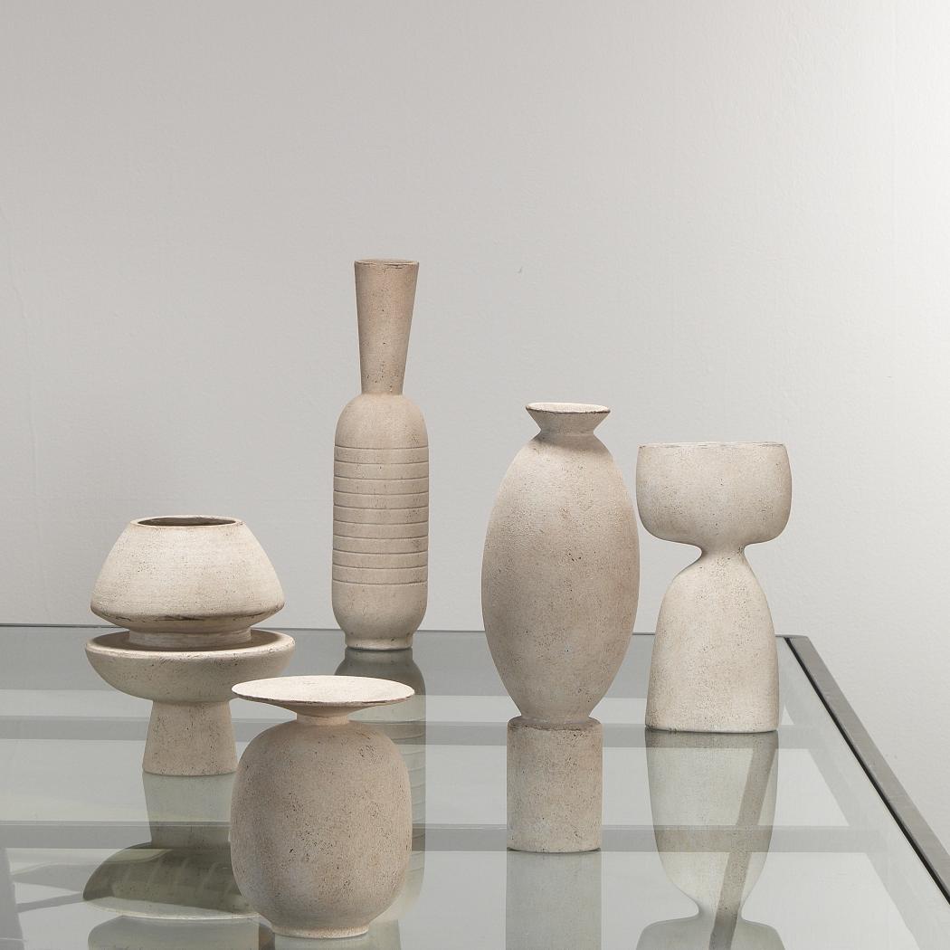 Elevated Decorative Vase-Cream-7ELEV-VAO