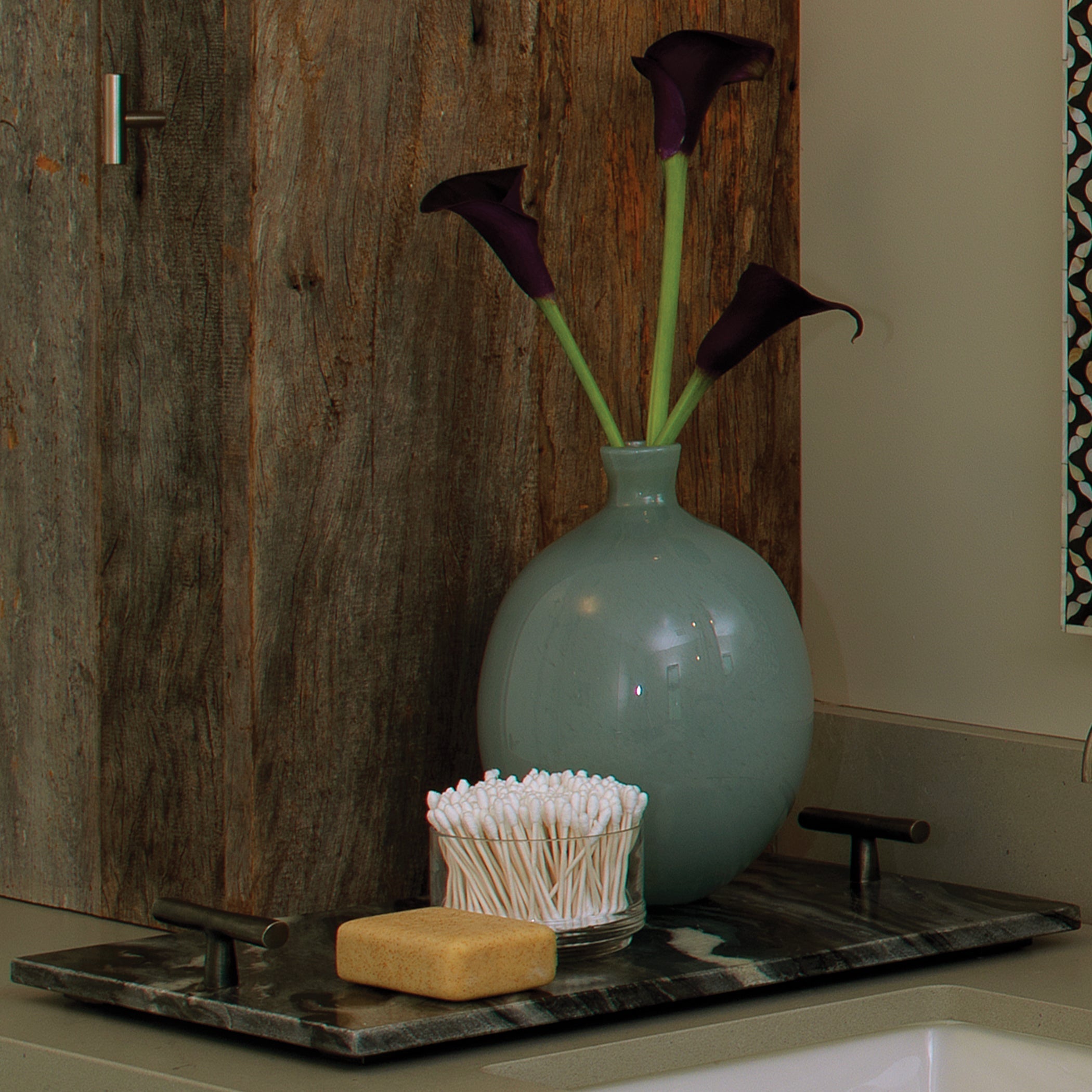 Minx Decorative Vases, Set of 2-Grey-7MINX-VAG