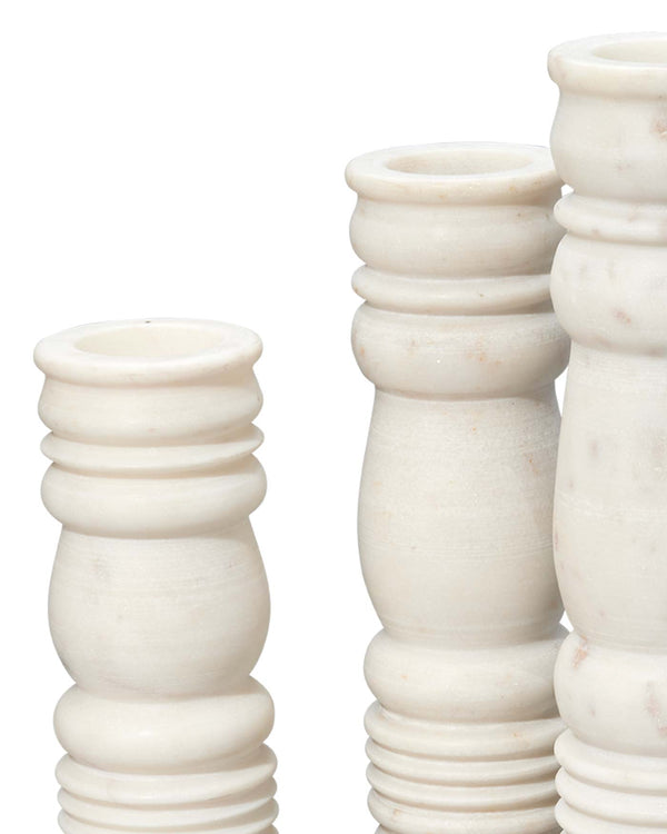 Monument Candlesticks, Set Of 3