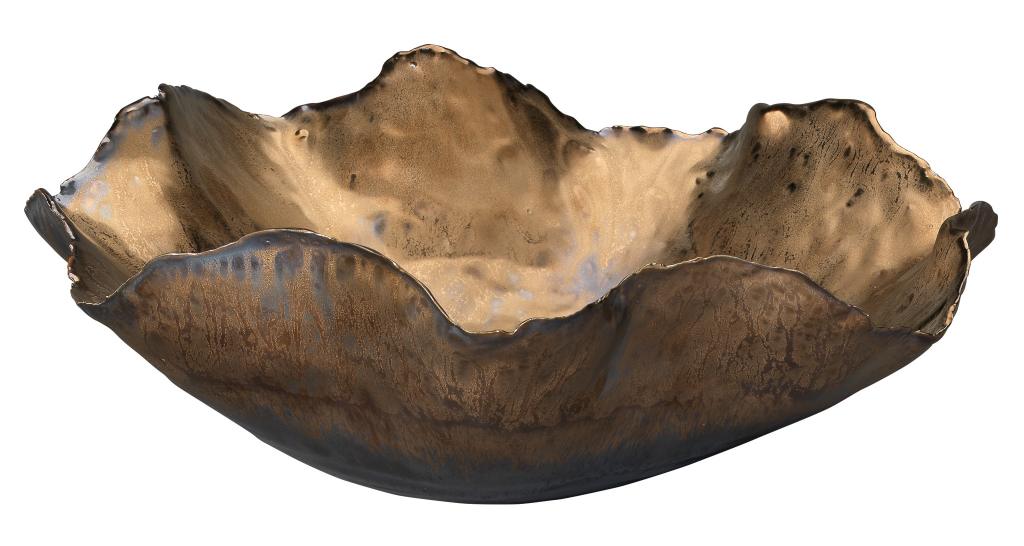 Peony Bowl-Gold