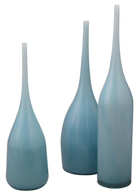 Pixie Decorative Vases, Set of 3-Blue -7PIXI-VAP