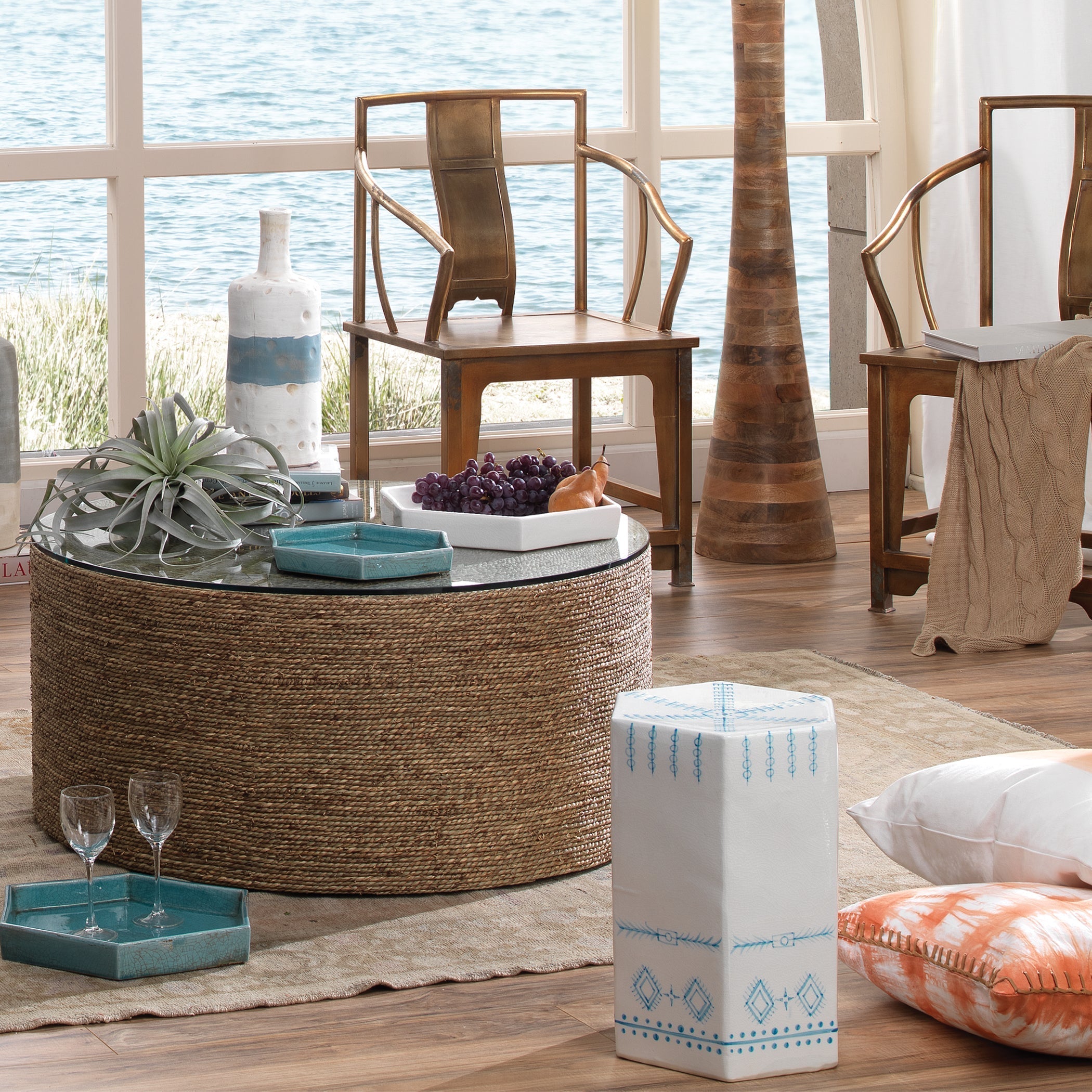 Sedona Vessels, Set of 3-Blue