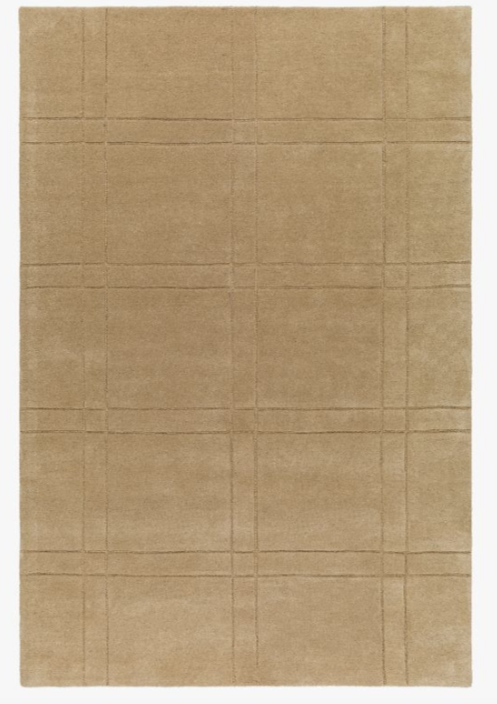 Timeless Minimalist Grid Area Rug for Contemporary Spaces - 8' x 10'
