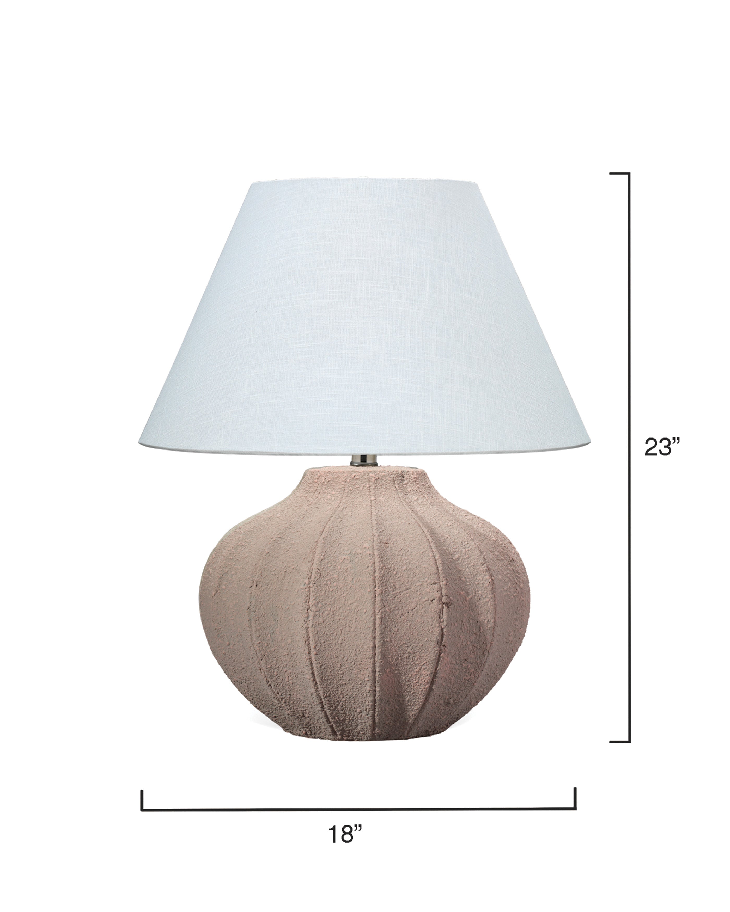 Clamshell Table Lamp-Grey