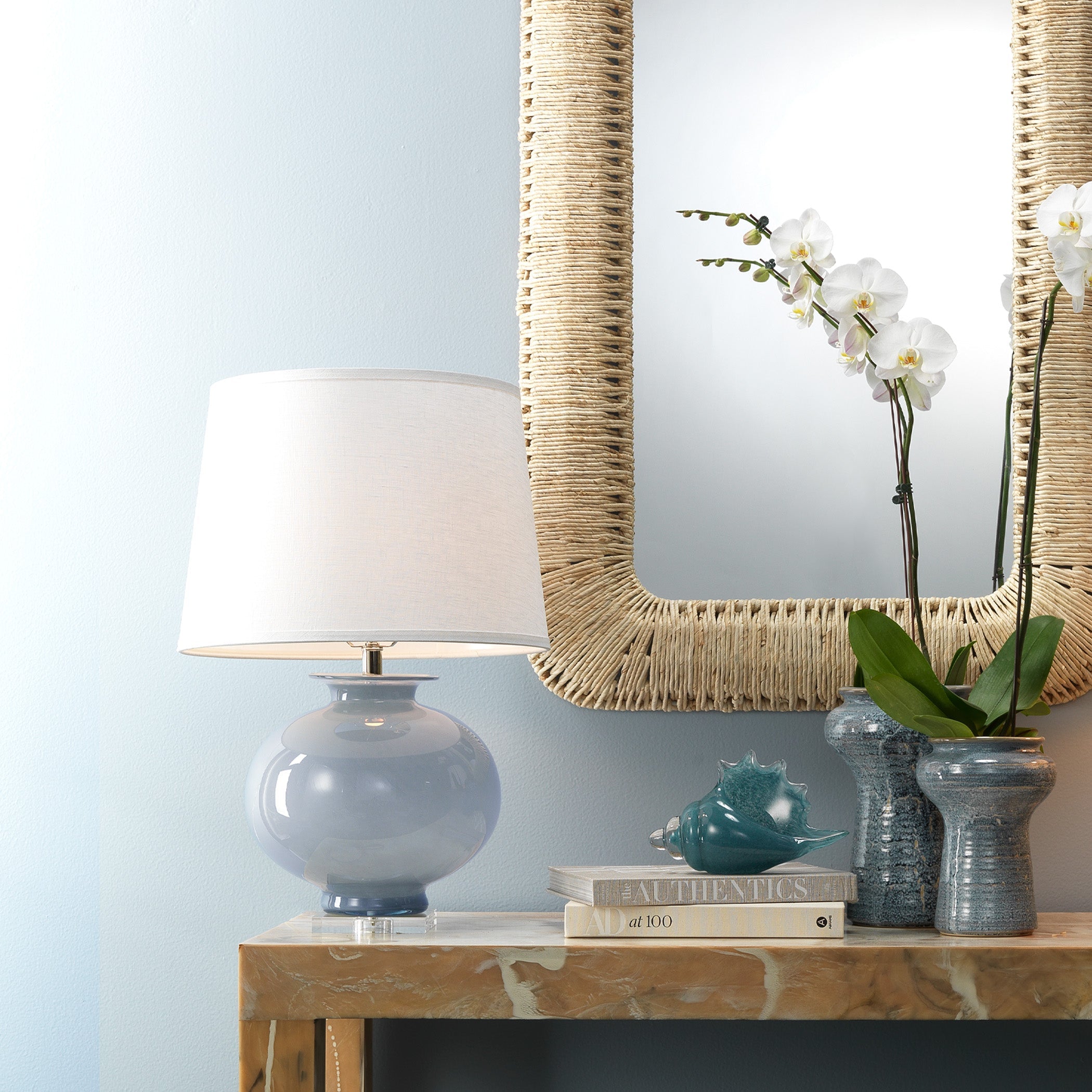 Heirloom Table Lamp-Blue