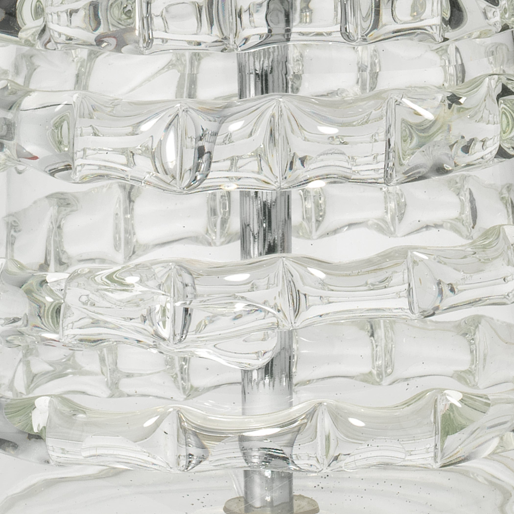 Tall Ribbon Table Lamp-Clear