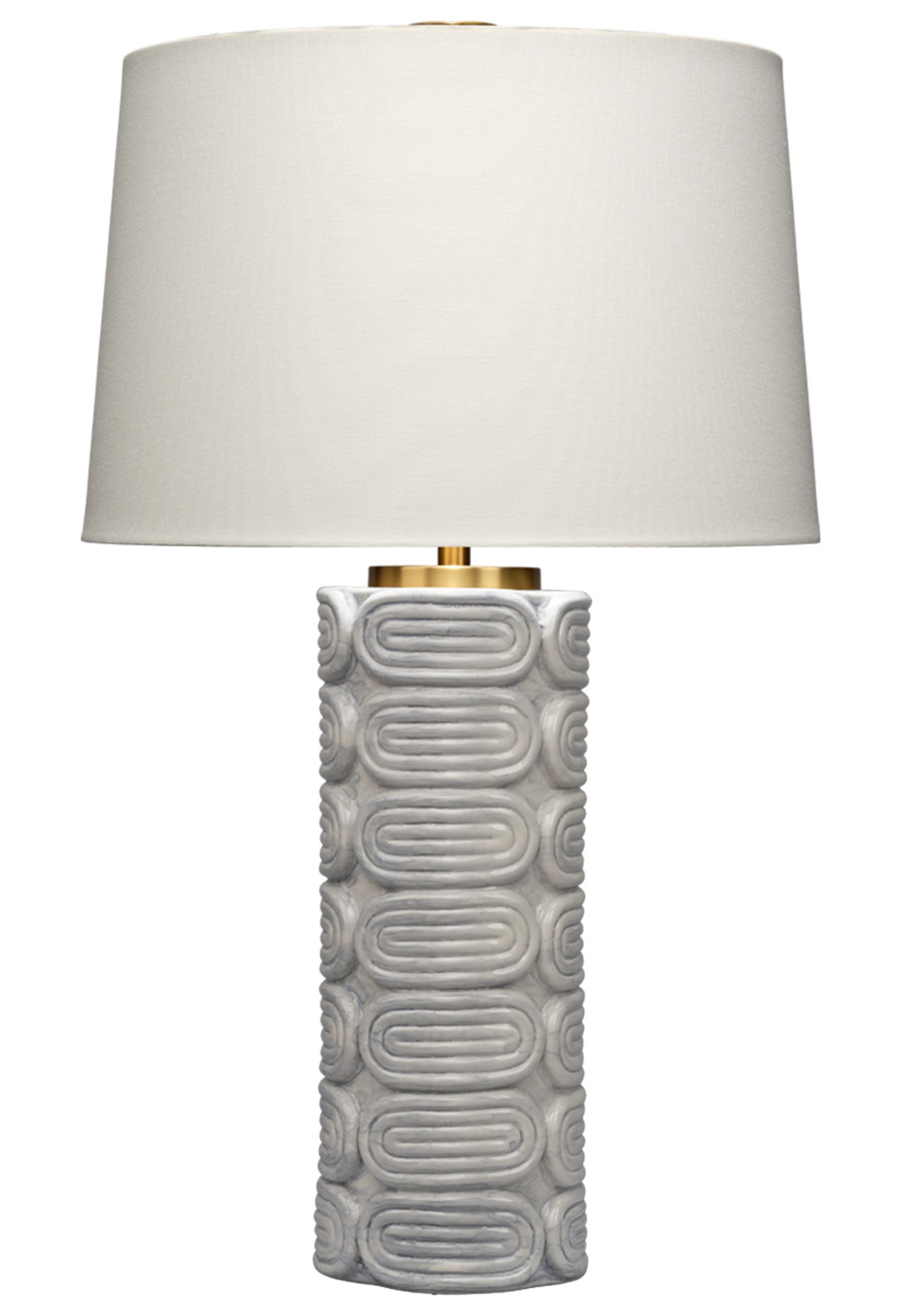 Wright Table Lamp in Light Blue Reactive Glaze