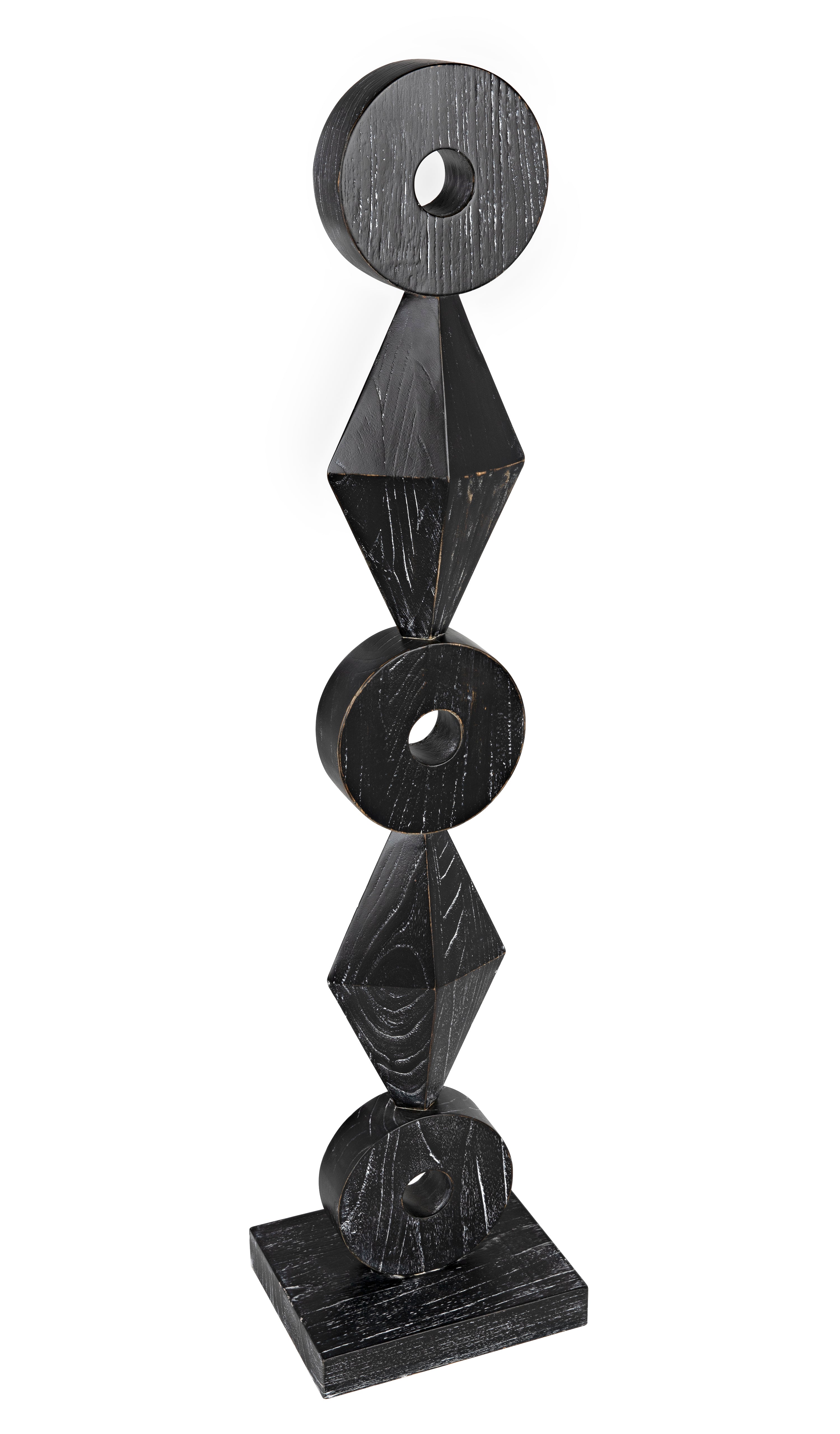 Totem Sculpture, Cinder Black