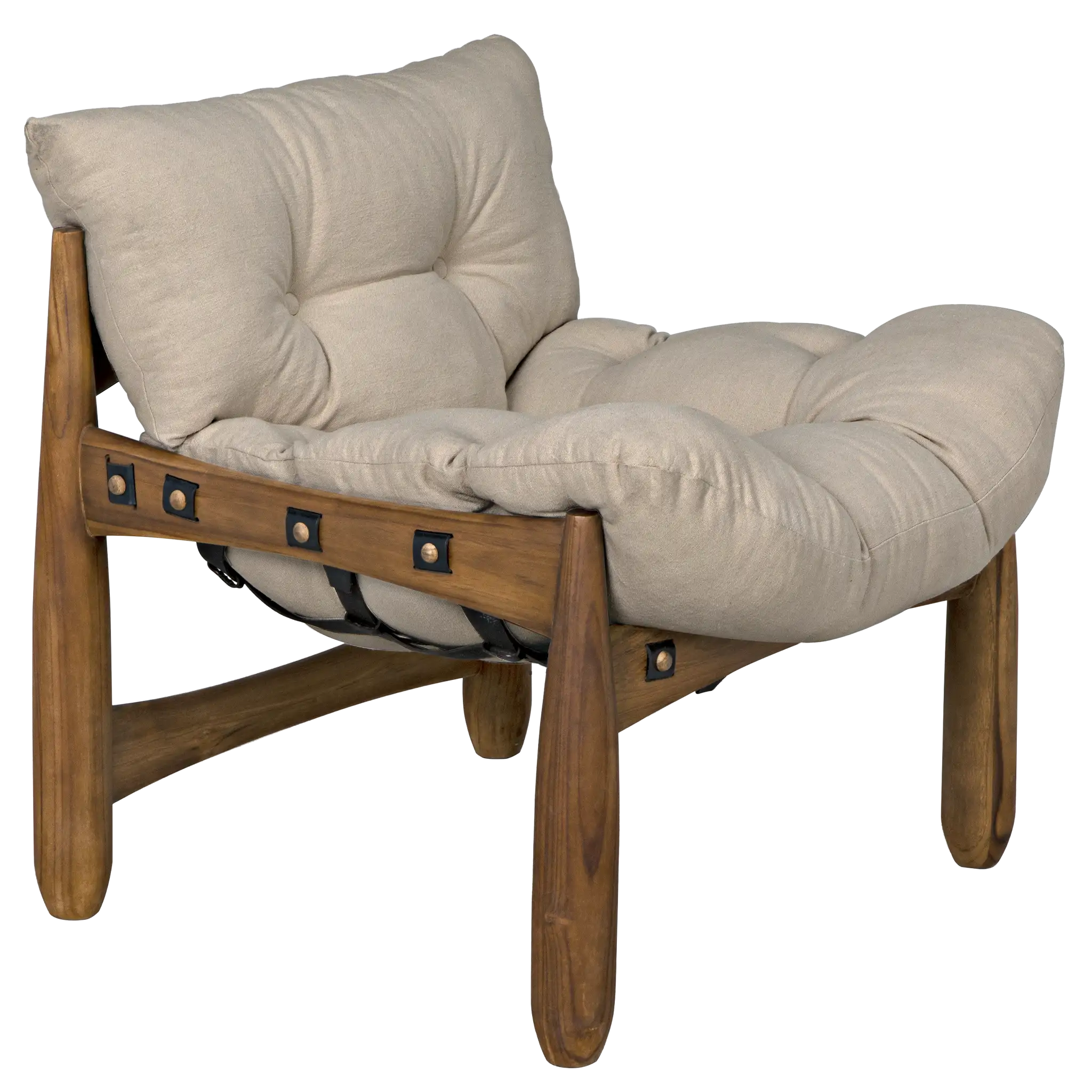 Dante Chair with Clear Coat Satin, Upholstery