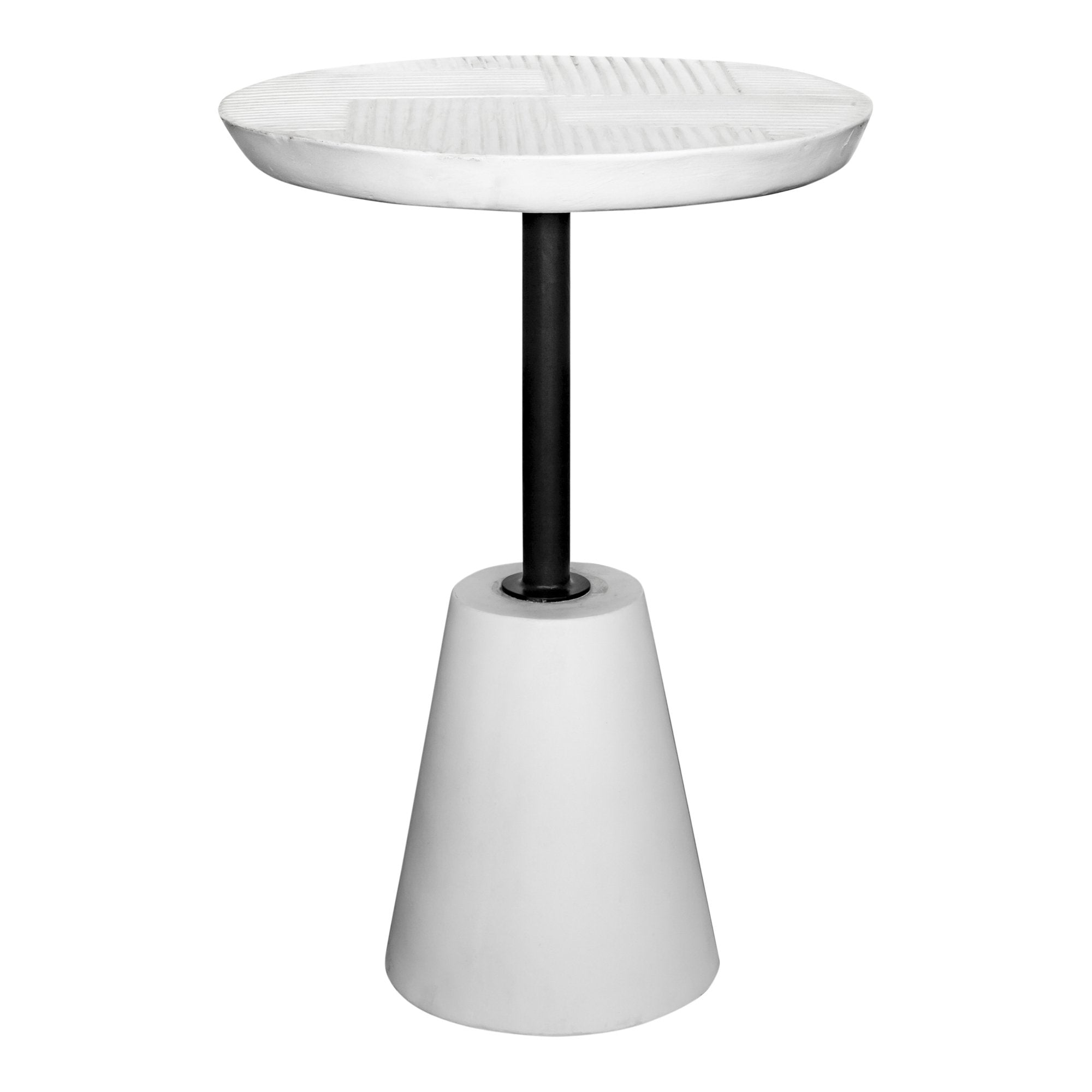 Foundation Outdoor Accent Table, White