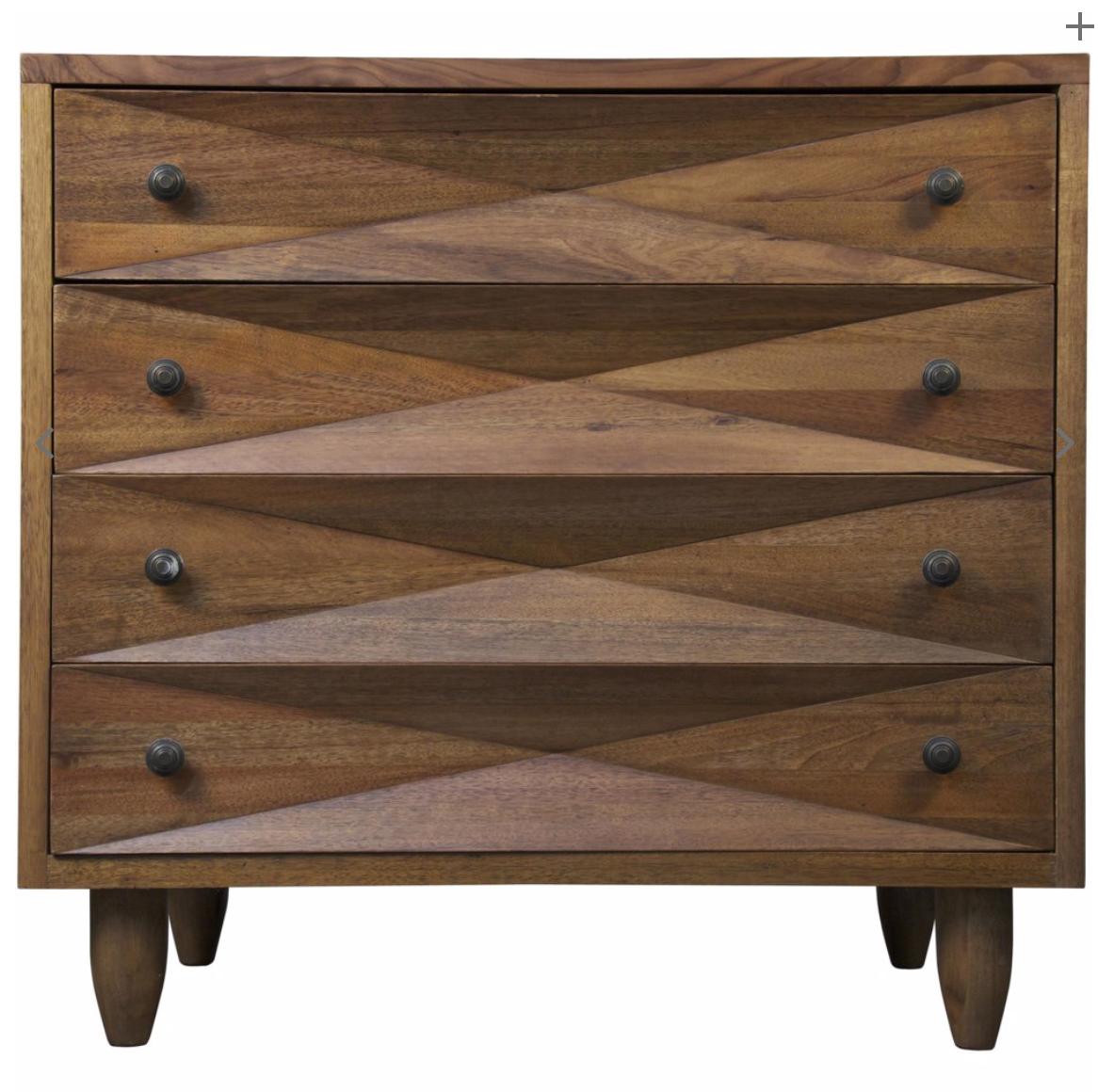 Diamond Chest, Dark Walnut