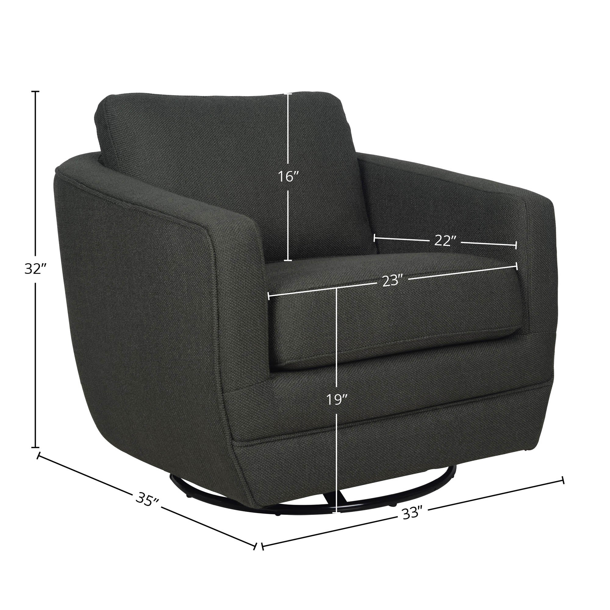 Baltimo Swivel Glider
