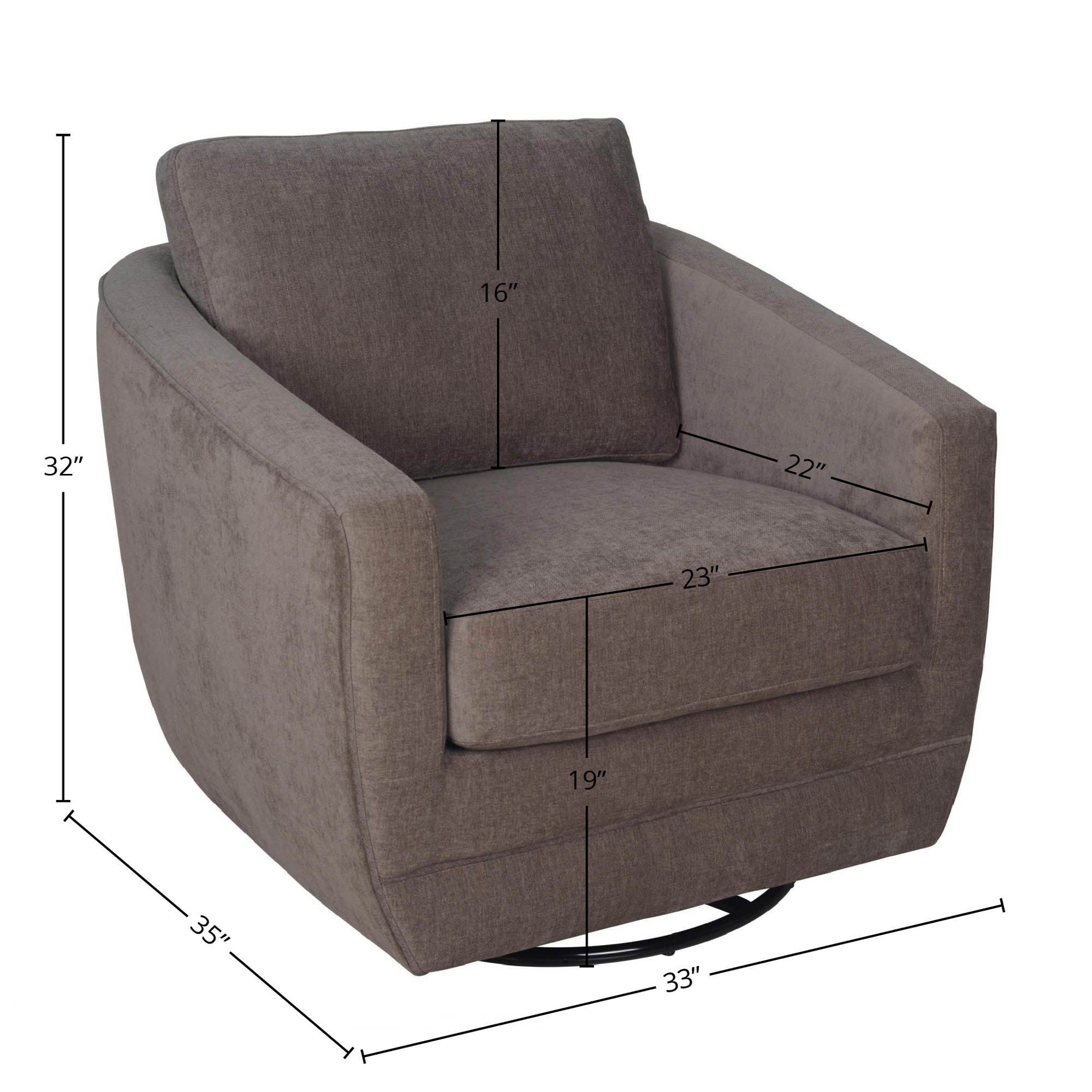 Baltimo Swivel Glider