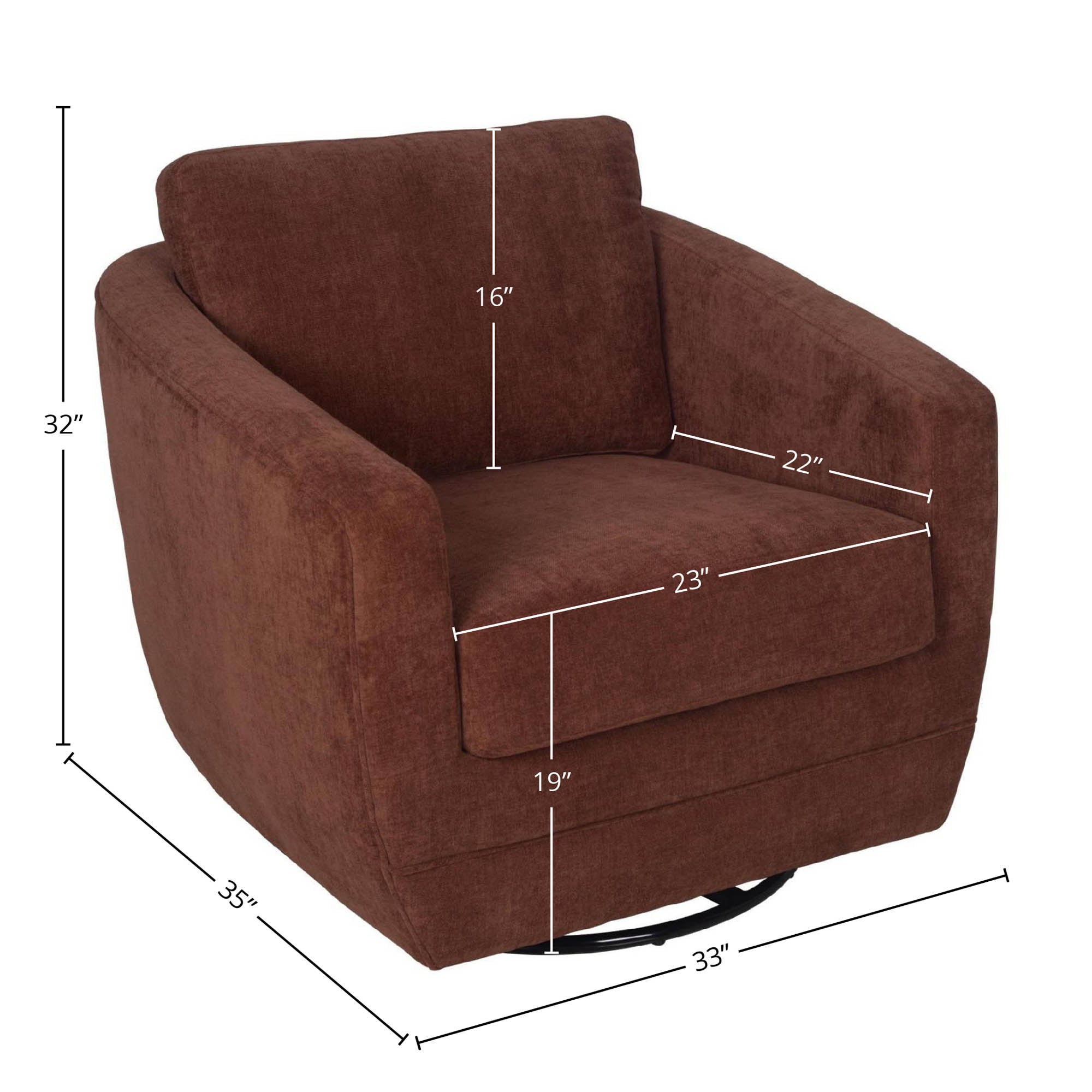 Baltimo Swivel Glider