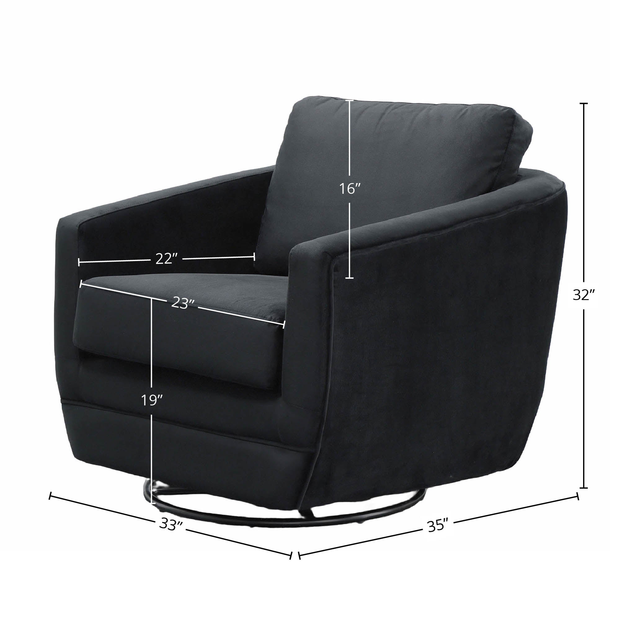 Baltimo Swivel Glider