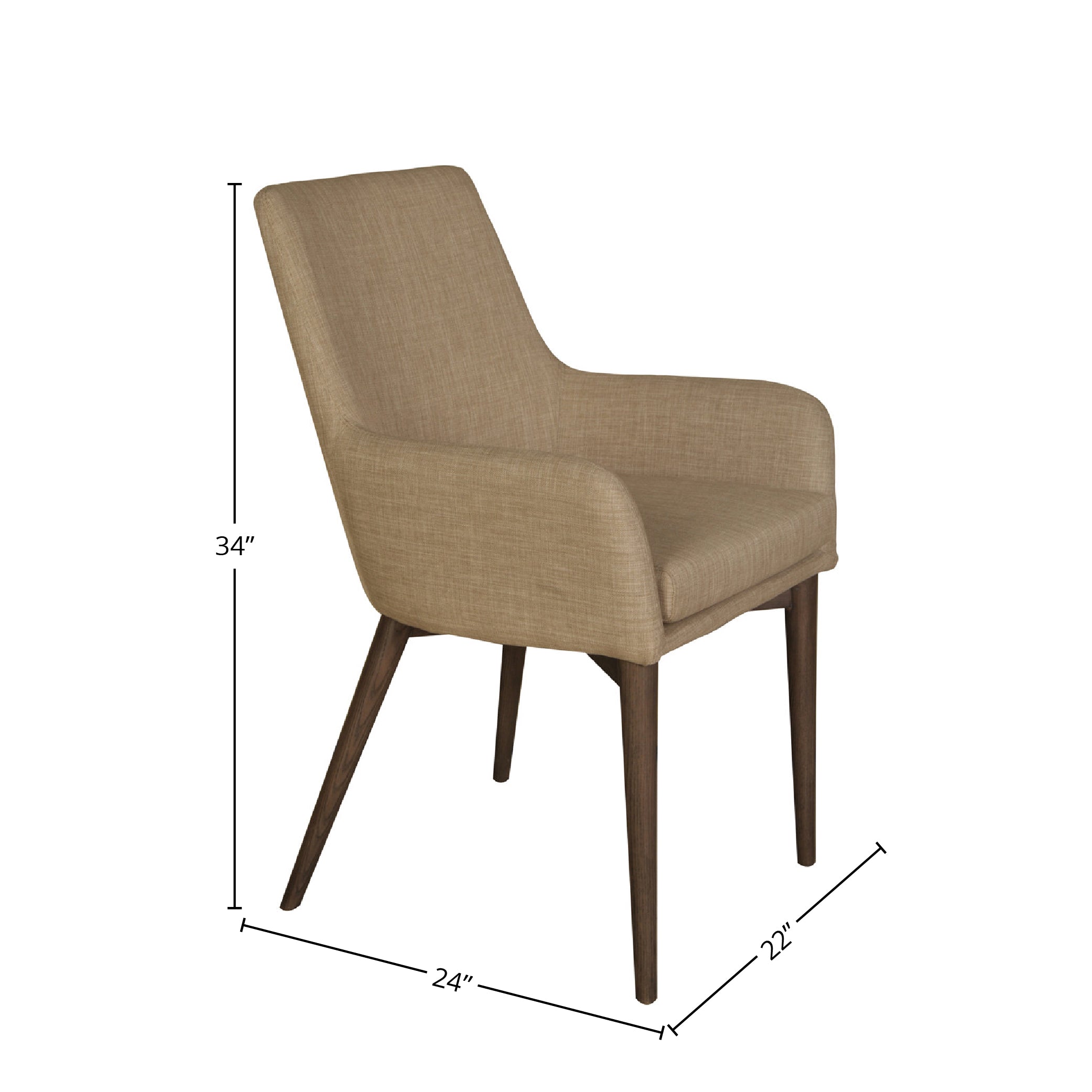 Fritz Arm Dining Chair Set of 2