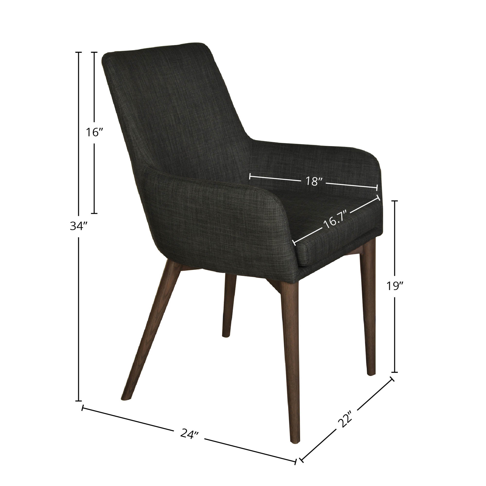 Fritz Arm Dining Chair Set of 2