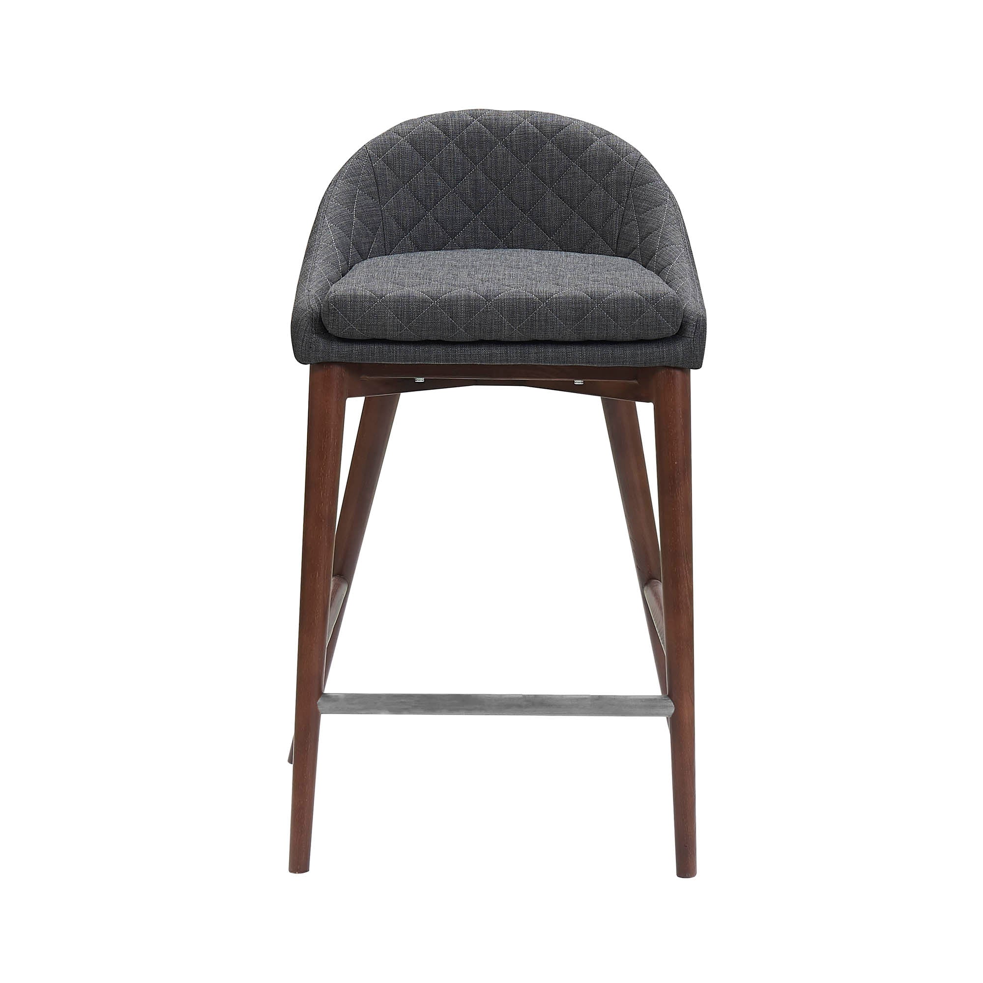 Mila Counter Stool - Dark Grey Set of 2