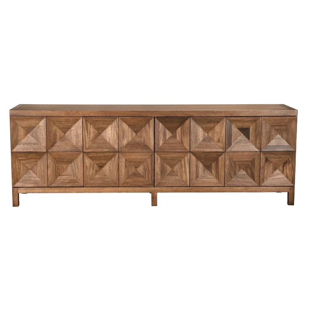 Quadrant 4 Door Sideboard, Dark Walnut