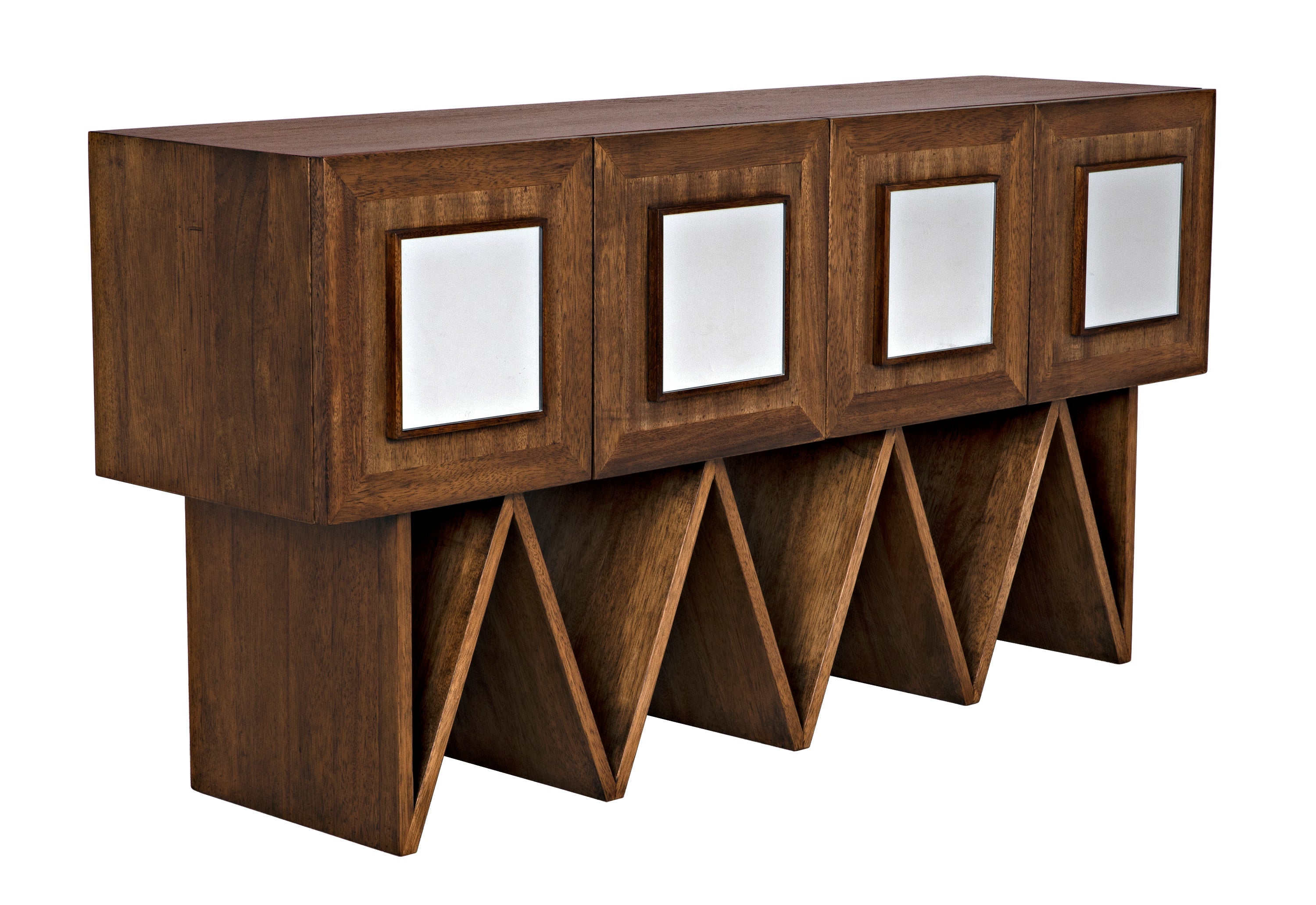 Jean-Michel Sideboard, Dark Walnut with Mirror