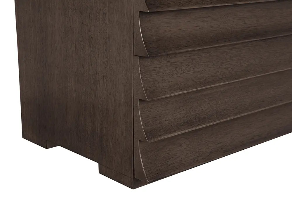 Frederico Console, Greige Walnut