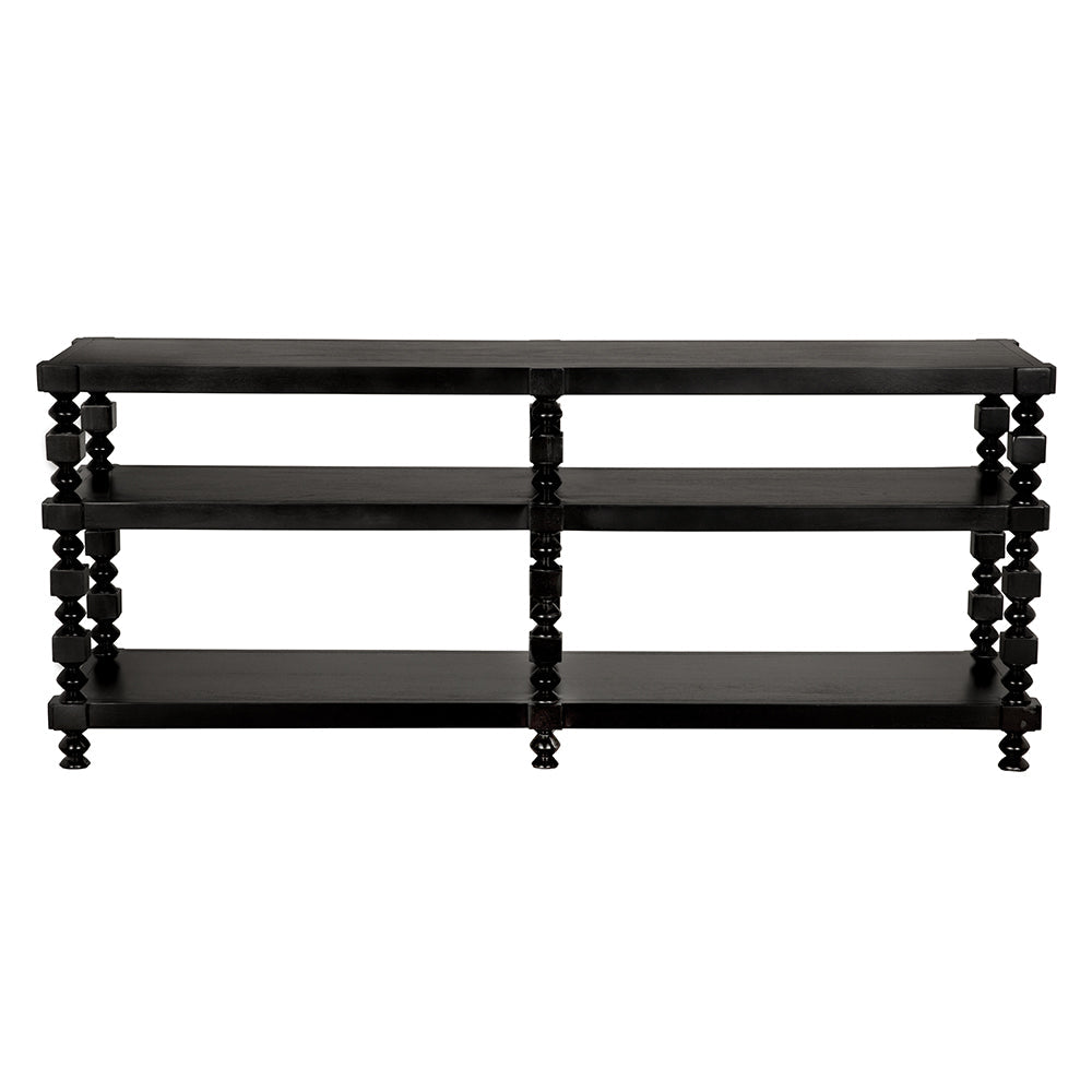 Maurice Console, Hand Rubbed Black