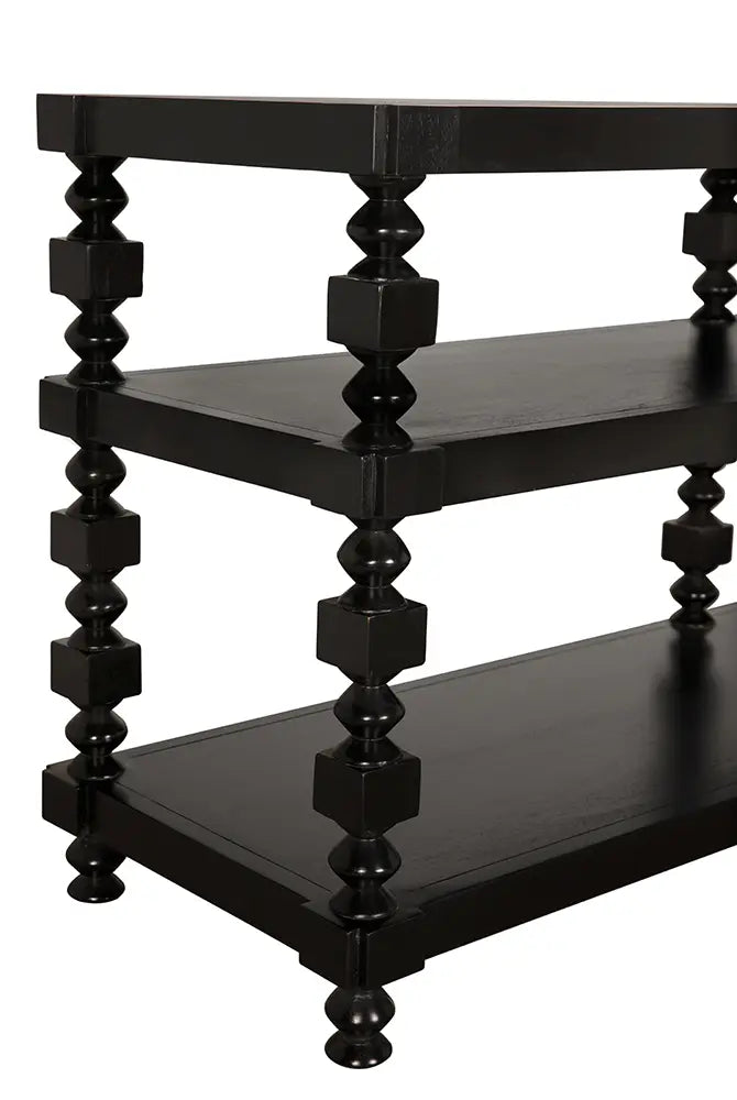 Maurice Console, Hand Rubbed Black